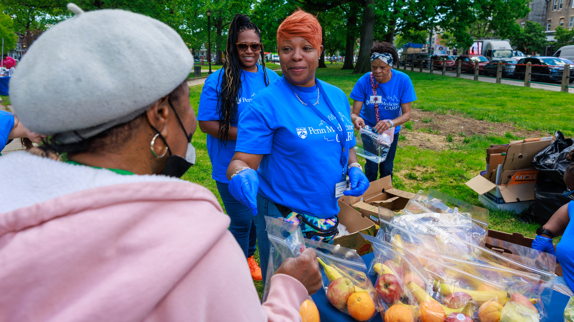 Nurses week volunteers at Malcolm X Park