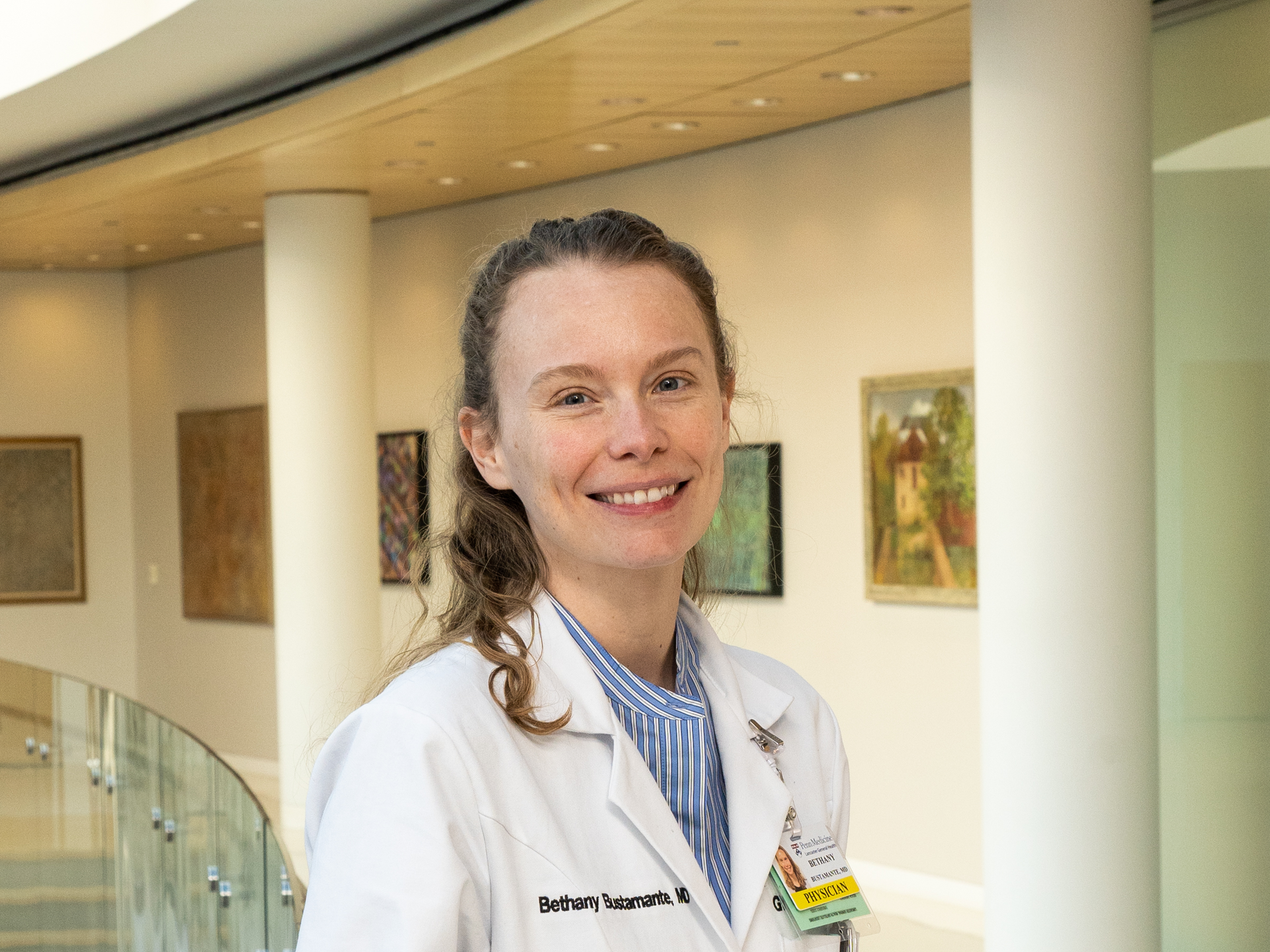 Gynecologic Oncologist Bethany Bustamante, MD smiling 