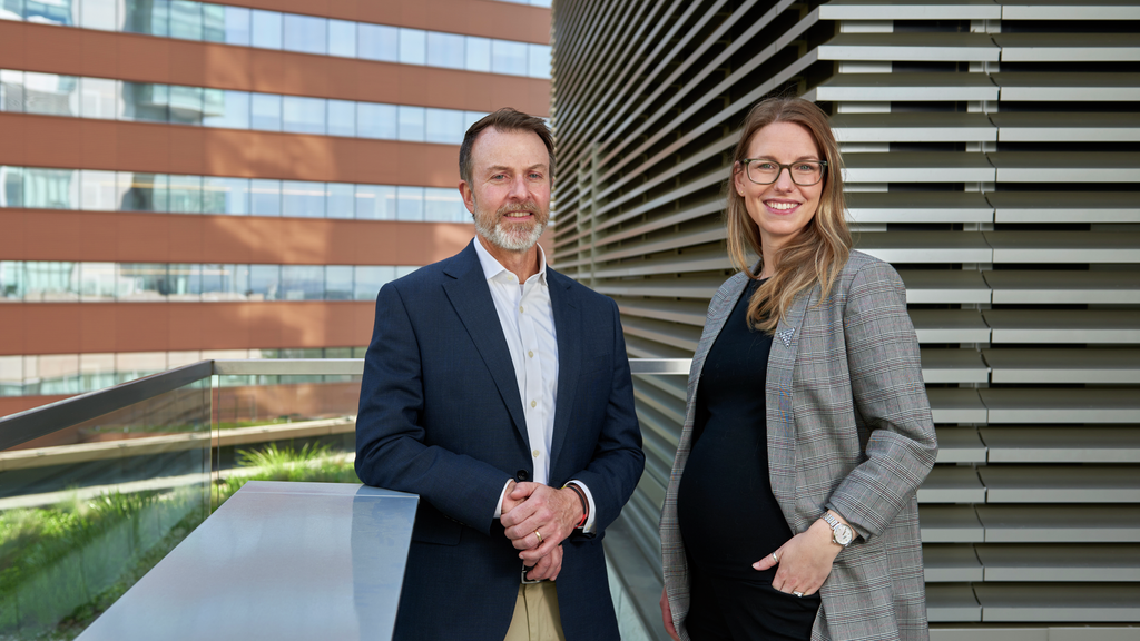 E. John Wherry, PhD and Allie Greenplate, PhD, heads of the Institute Immunology and Immune Health