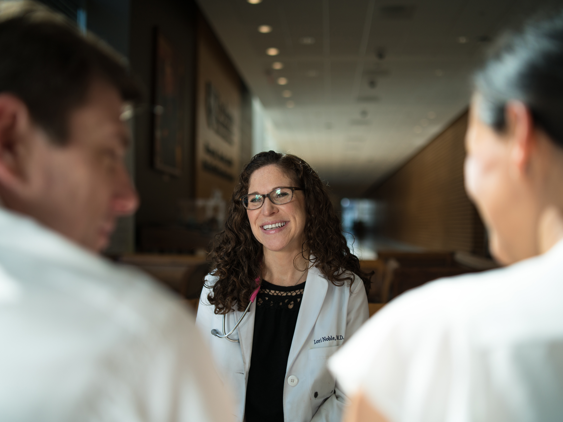 Couple meeting with primary care doctor