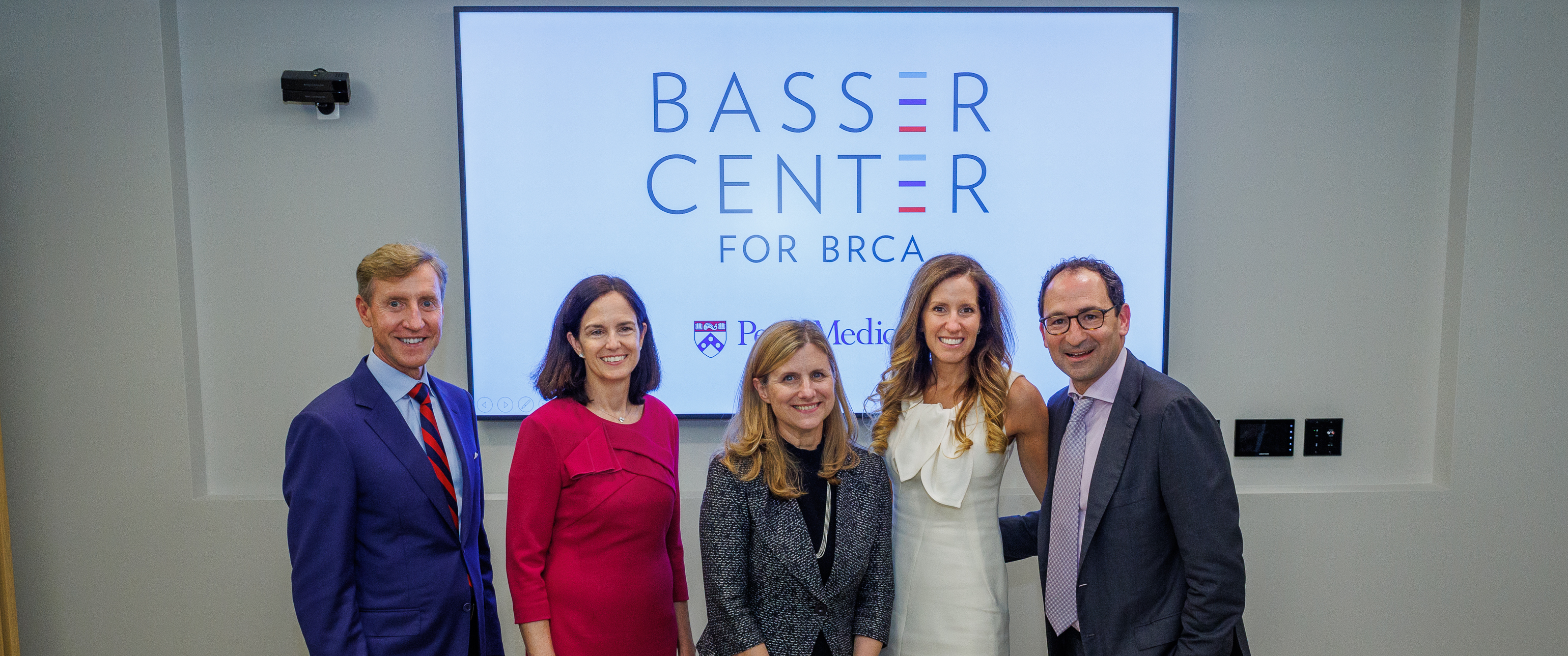 J. Larry Jameson, MD, PhD, Susan Domchek, MD, Liz Magill, Mindy and Jon Gray