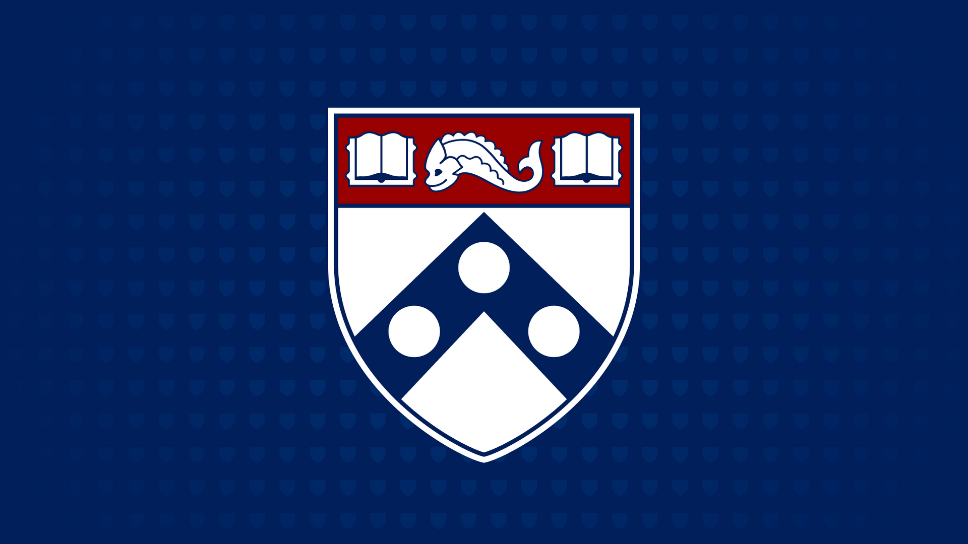 Penn Medicine shield on blue background