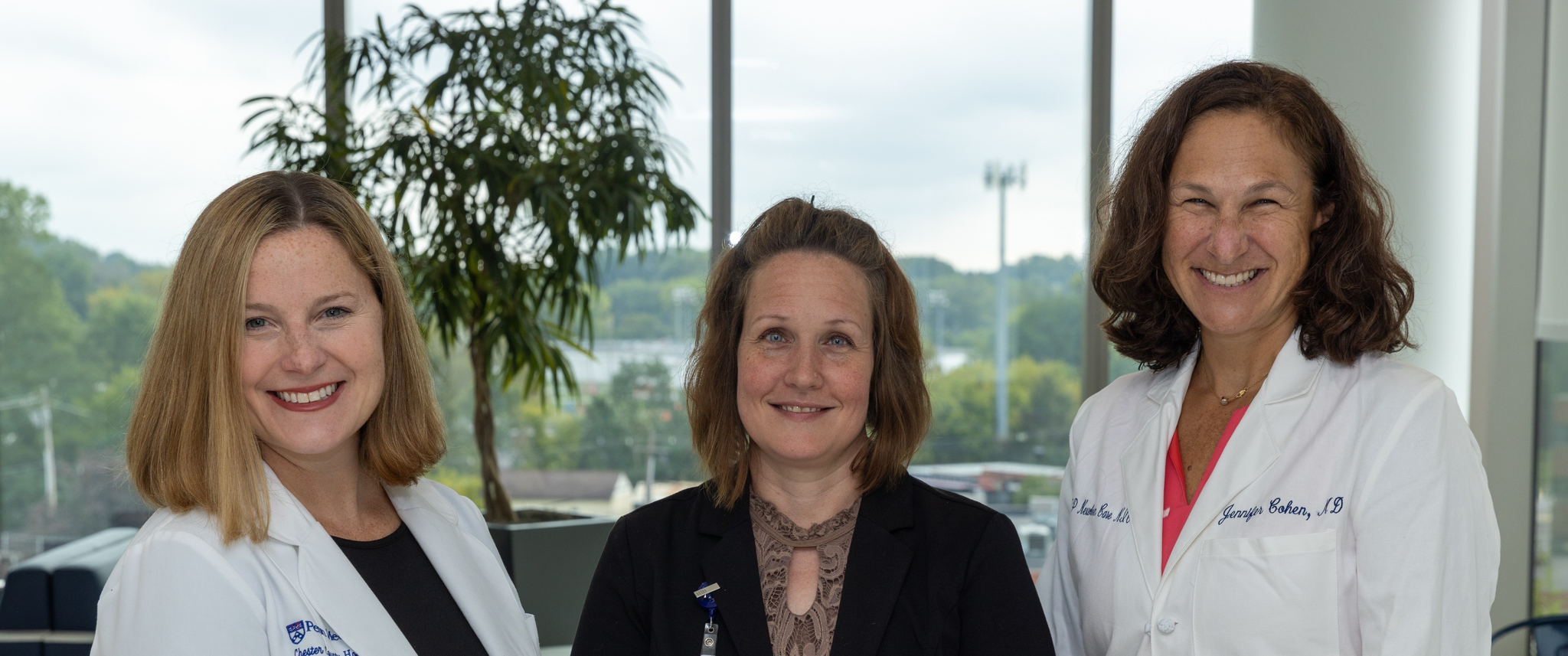 Group shot of Katherine Costantini, Melissa Welsh, Jennifer Cohen, MD