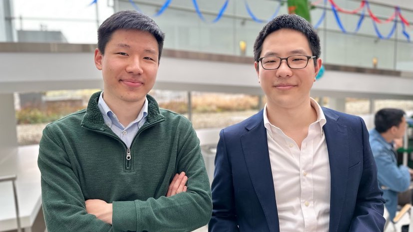 Brothers David, left, and Dan Zhang