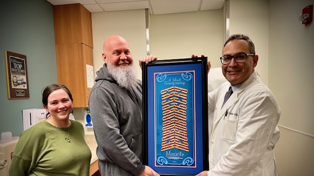 Essential tremor treatment rekindles a man's passion for art