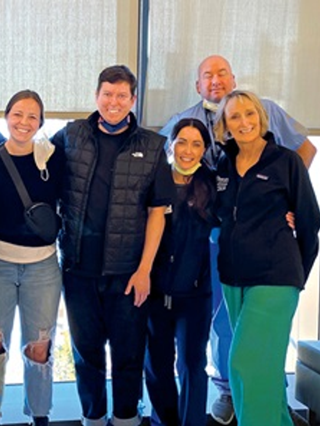 Evan Rood with his Penn Medicine heart and lung transplant care team