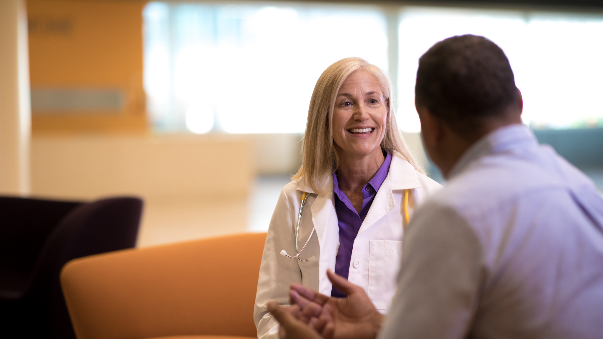 Penn Medicine Heart and Vascular doctor speaking with patient