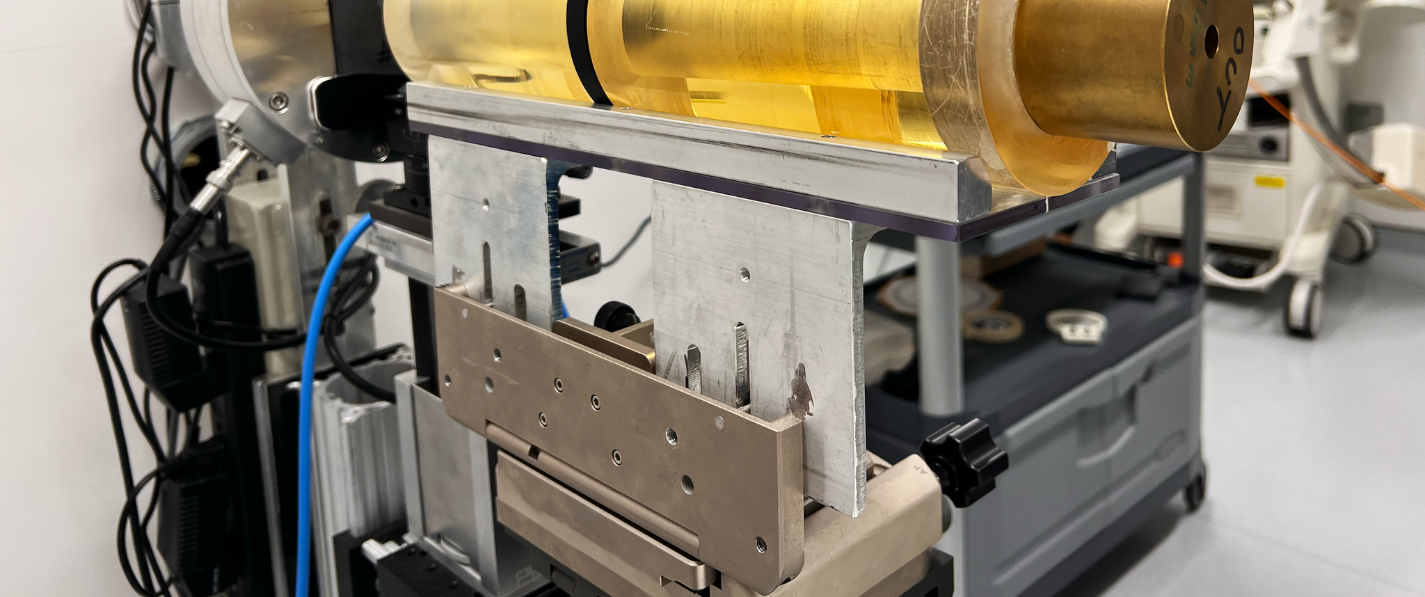 A proton radiation machine used for FLASH radiation.
