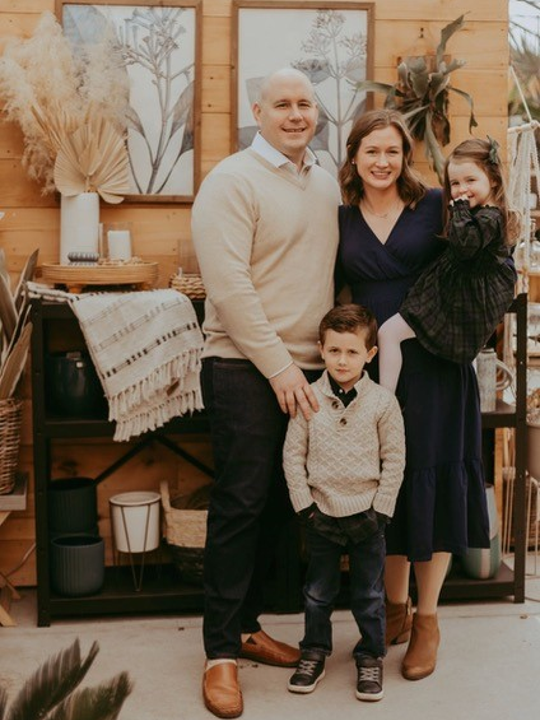 Andrew Camponelli with his family