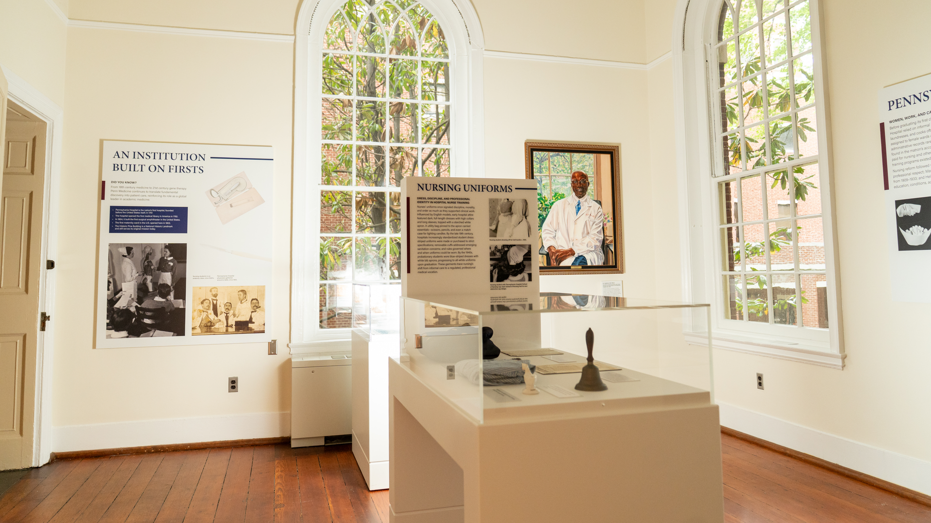 A gallery of Penn Medicine firsts and accomplishments at the Pennsylvania Hospitall museum