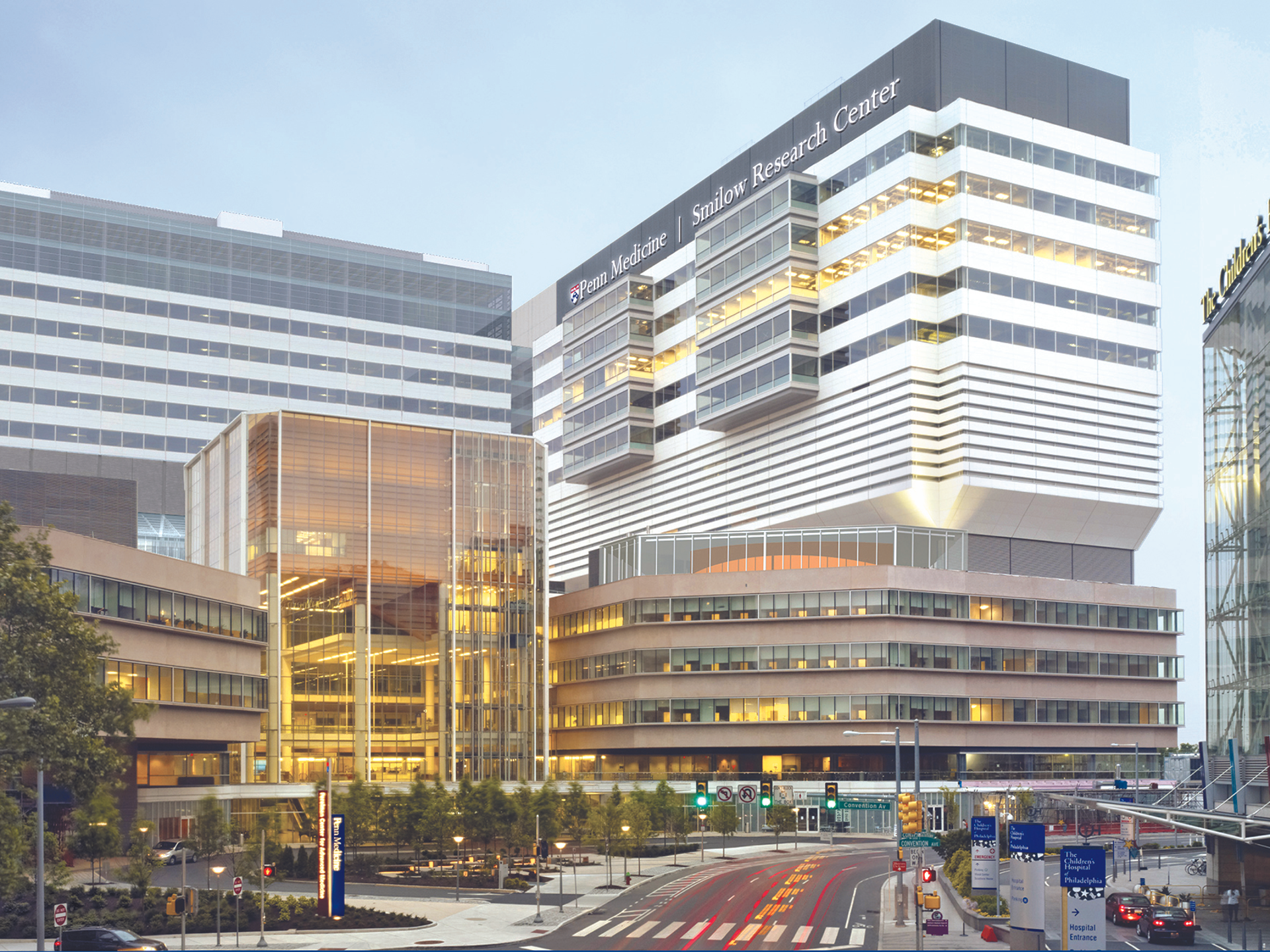 Perelman Center for Advanced Medicine South Pavilion exterior