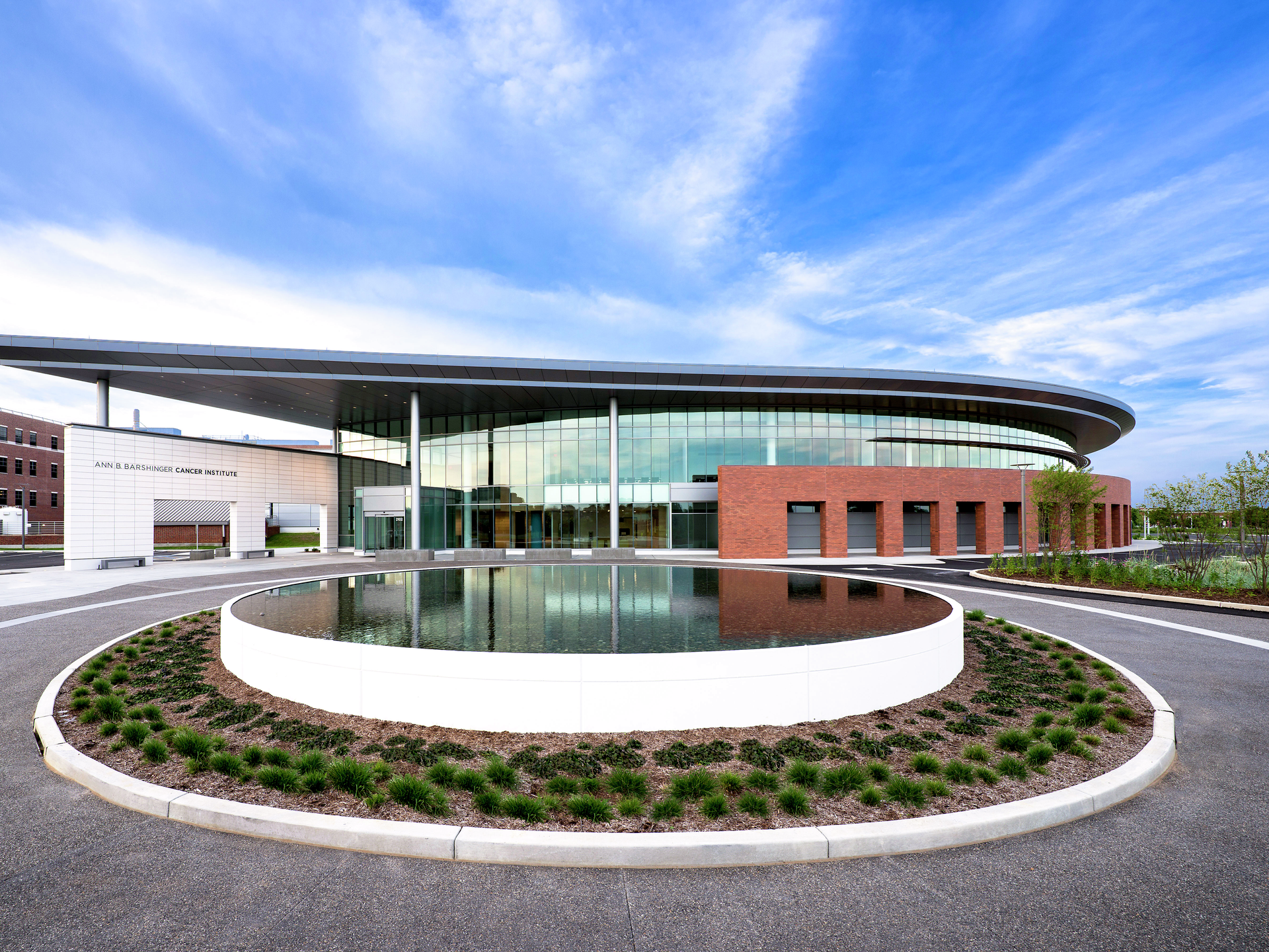 Ann B. Barshinger Cancer Institute building in Lancaster during the day