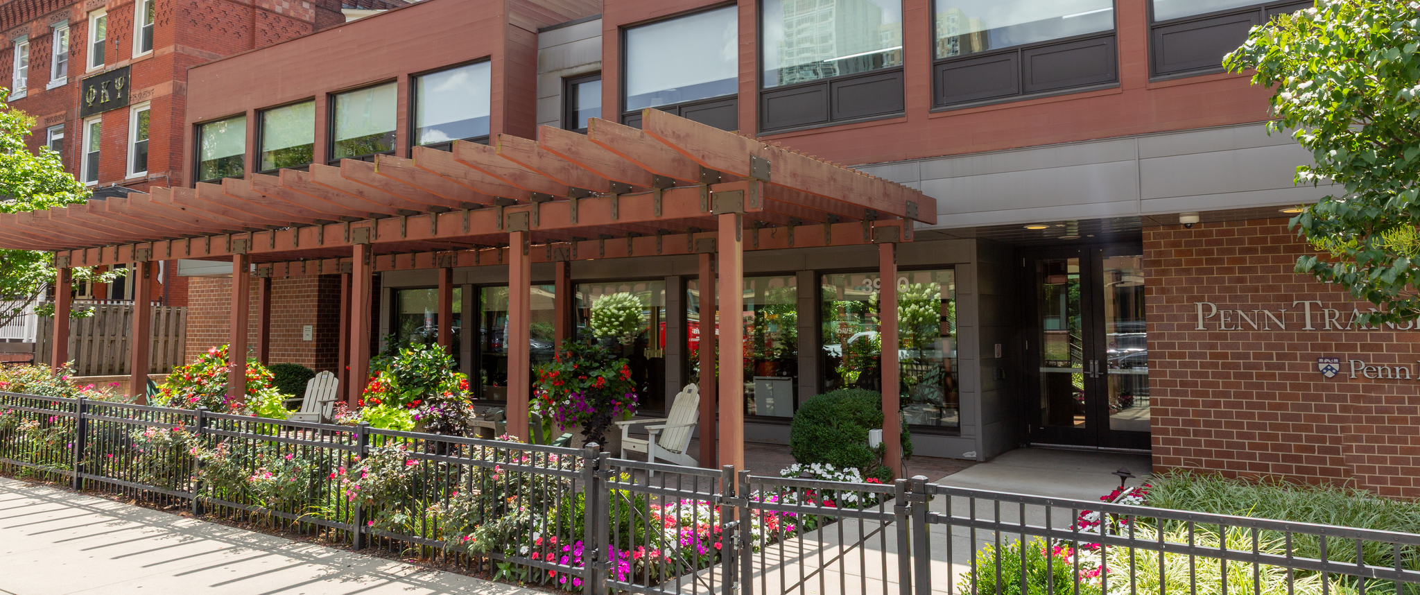 Exterior of the Clyde F Barker Transplant house