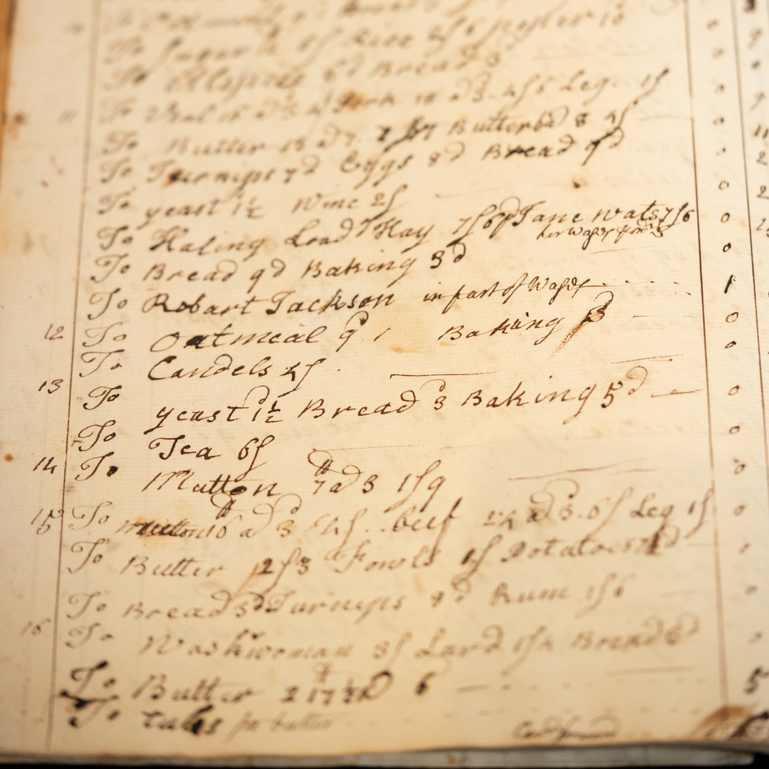 A page opened in a matron’s log