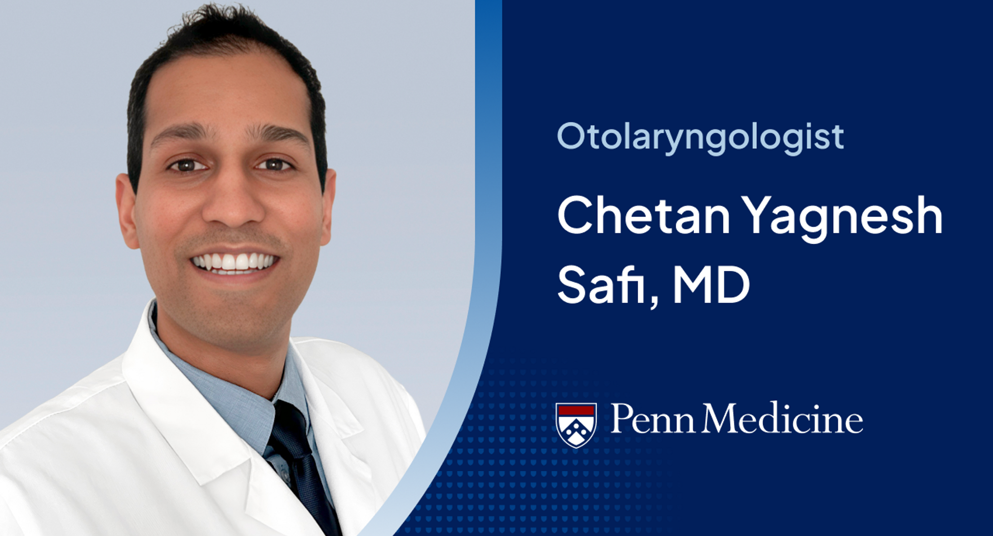 Meet the doctors Youtube headshot of Chetan Yagnesh Safi
