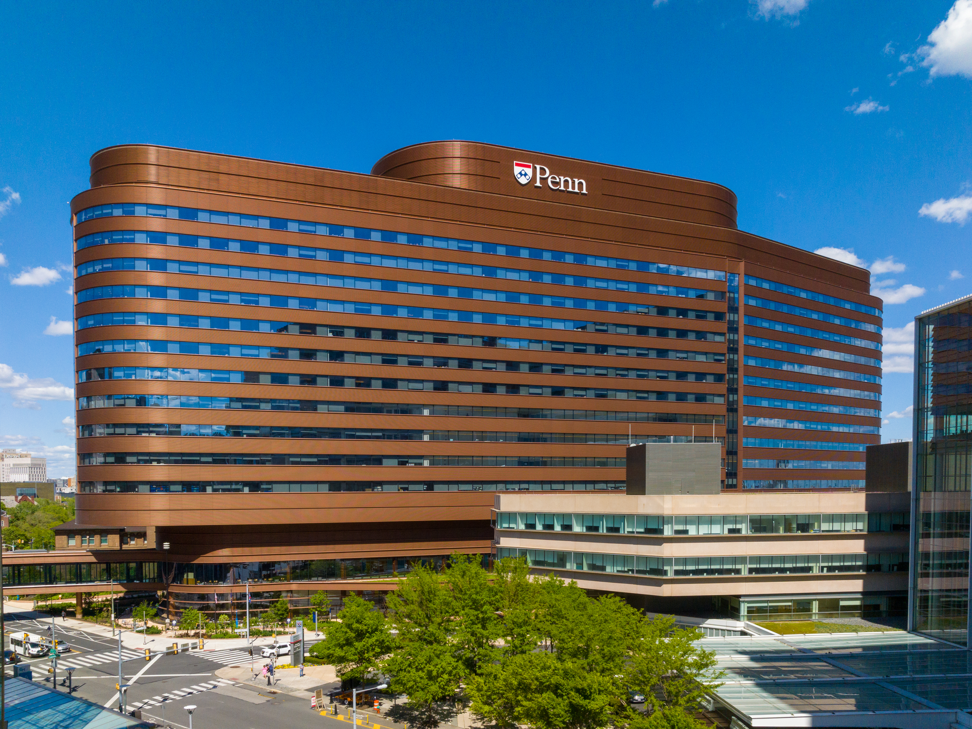 Clifton Center building in spring during the day