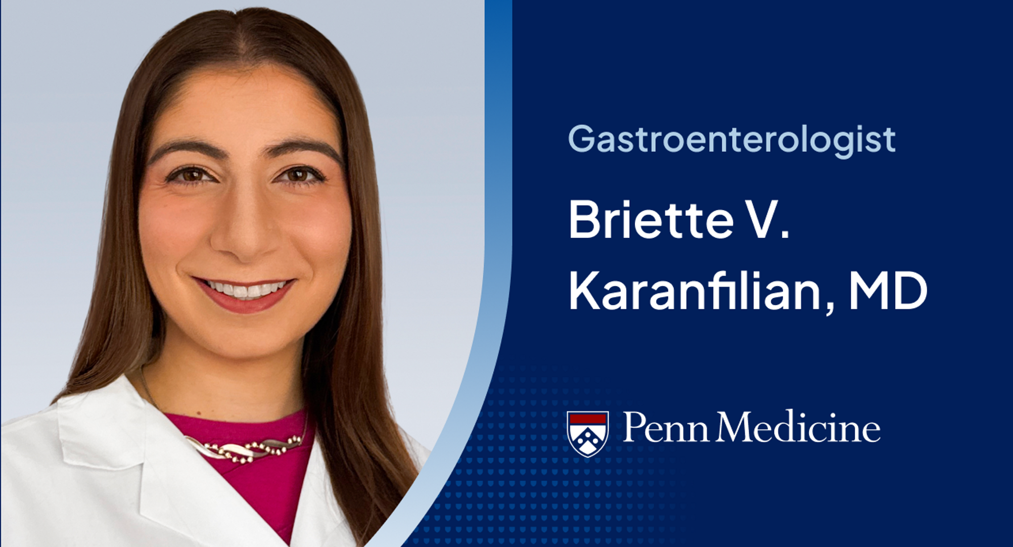 Meet the doctors Youtube headshot of Briette Karanfilian