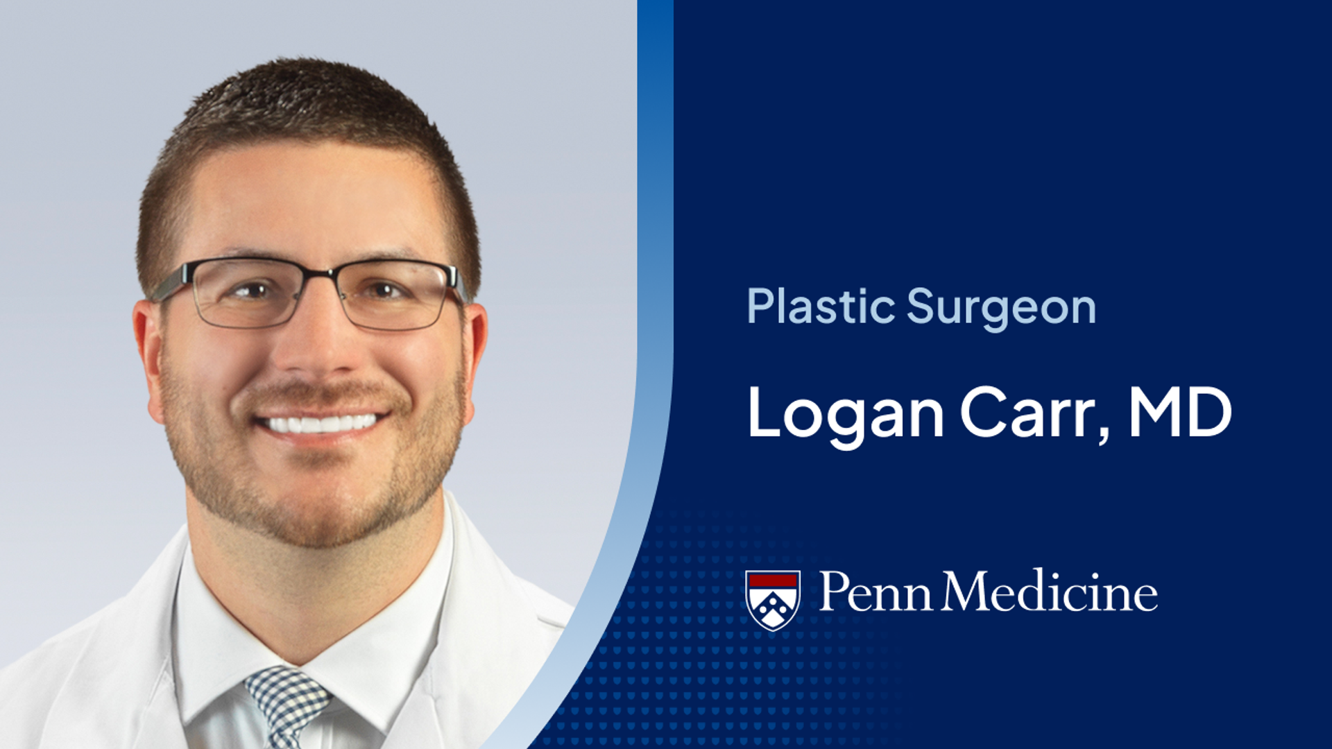 Meet the Doctor Youtube Thumbnail of Dr. Logan Carr