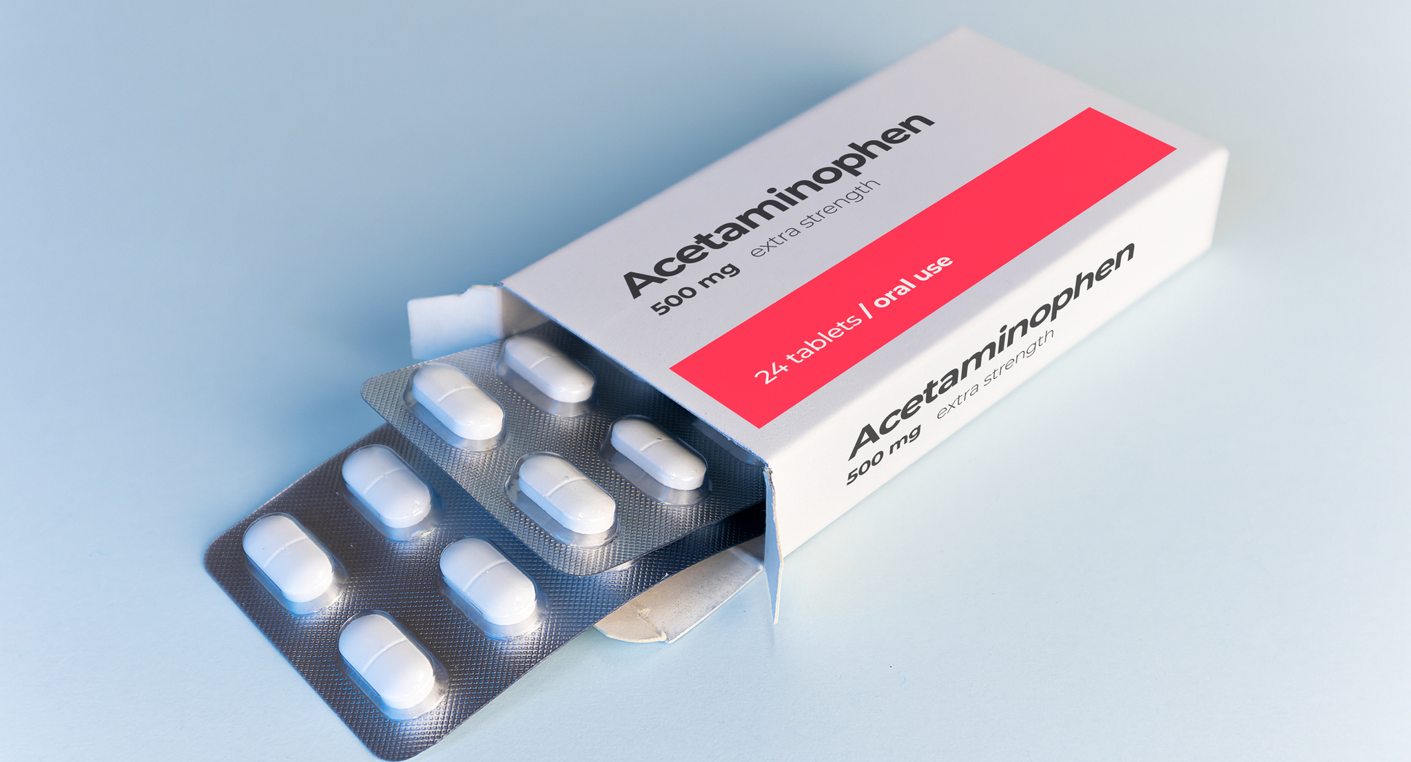 Acetaminophen pill box
