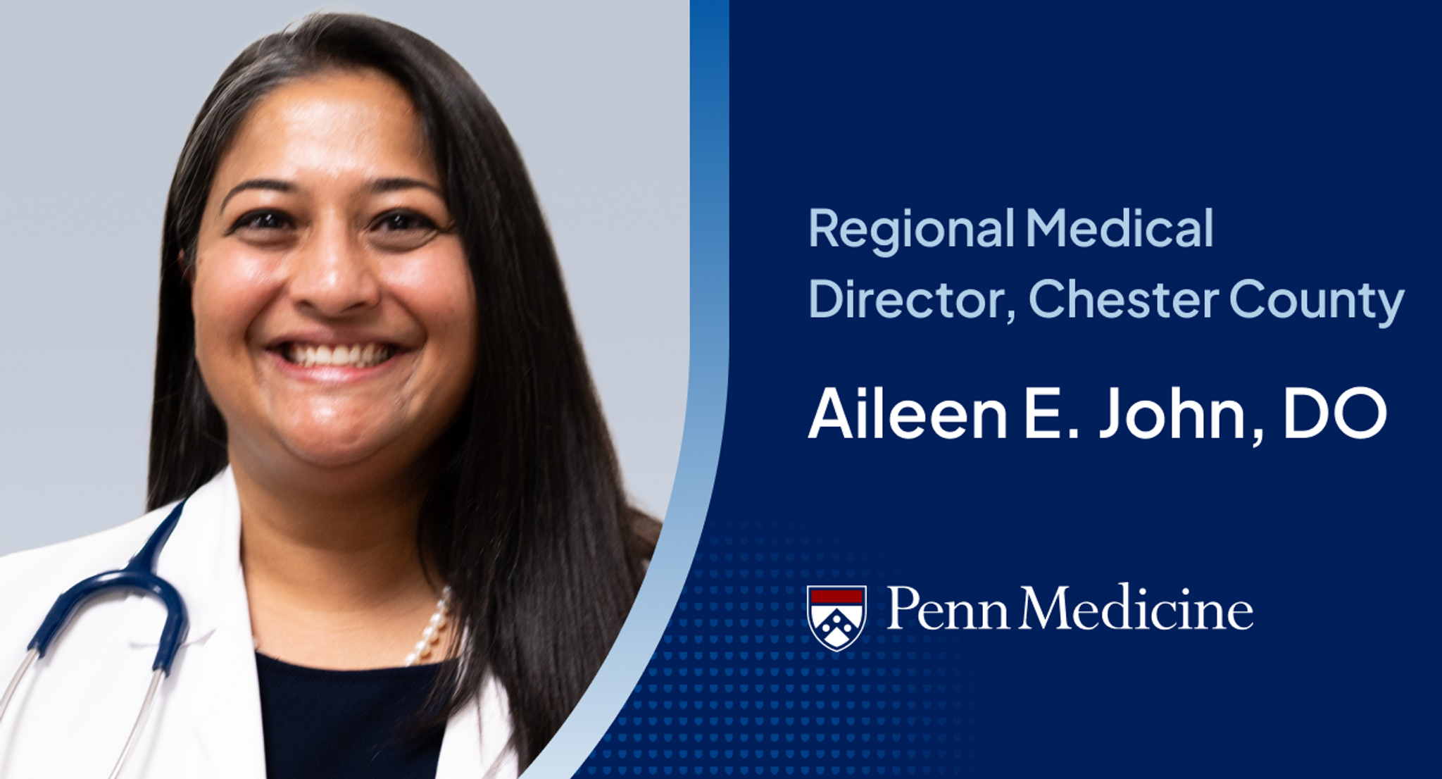 Meet the Doctor Youtube thumbnail of Dr. Aileen John
