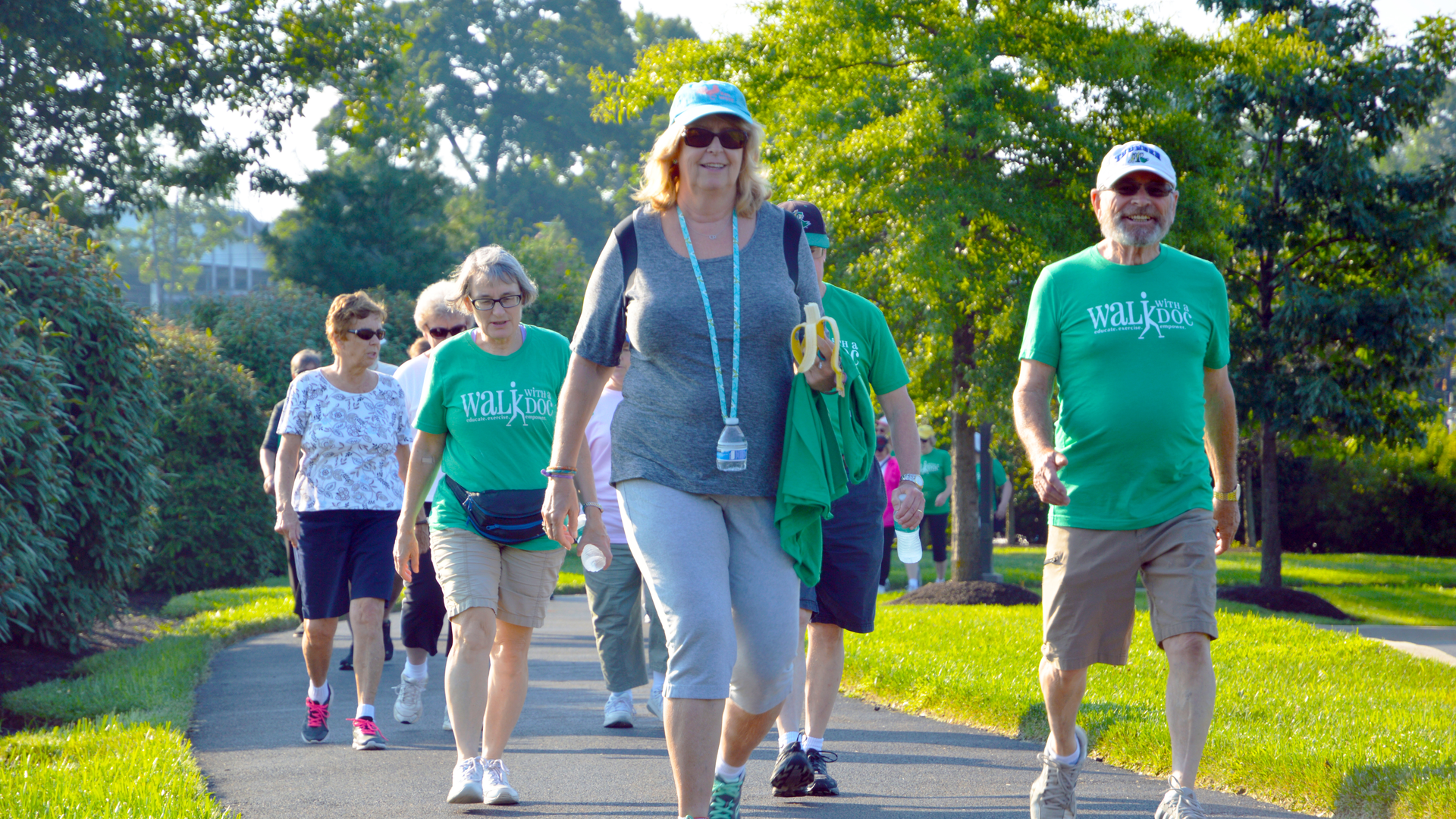 Community health and wellness: people attending Walk with a Doc 