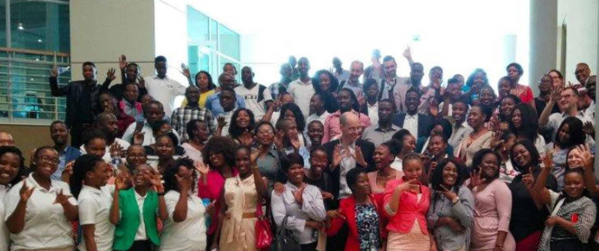 A group of Botswana-UPenn Partnership employees in Botswana