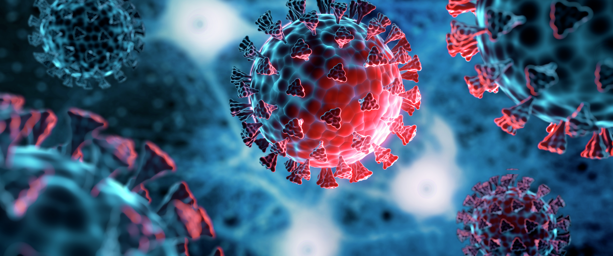 Corona Virus mutation illustration