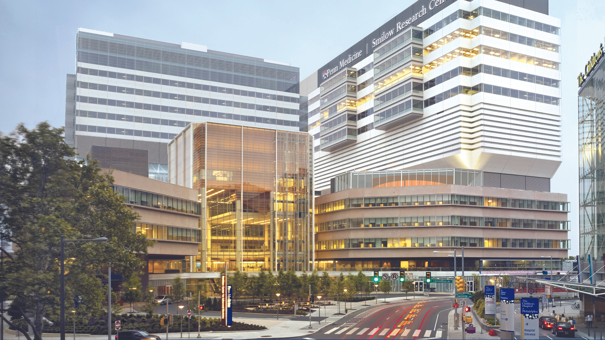 Perelman Center for Advanced Medicine South Pavilion exterior