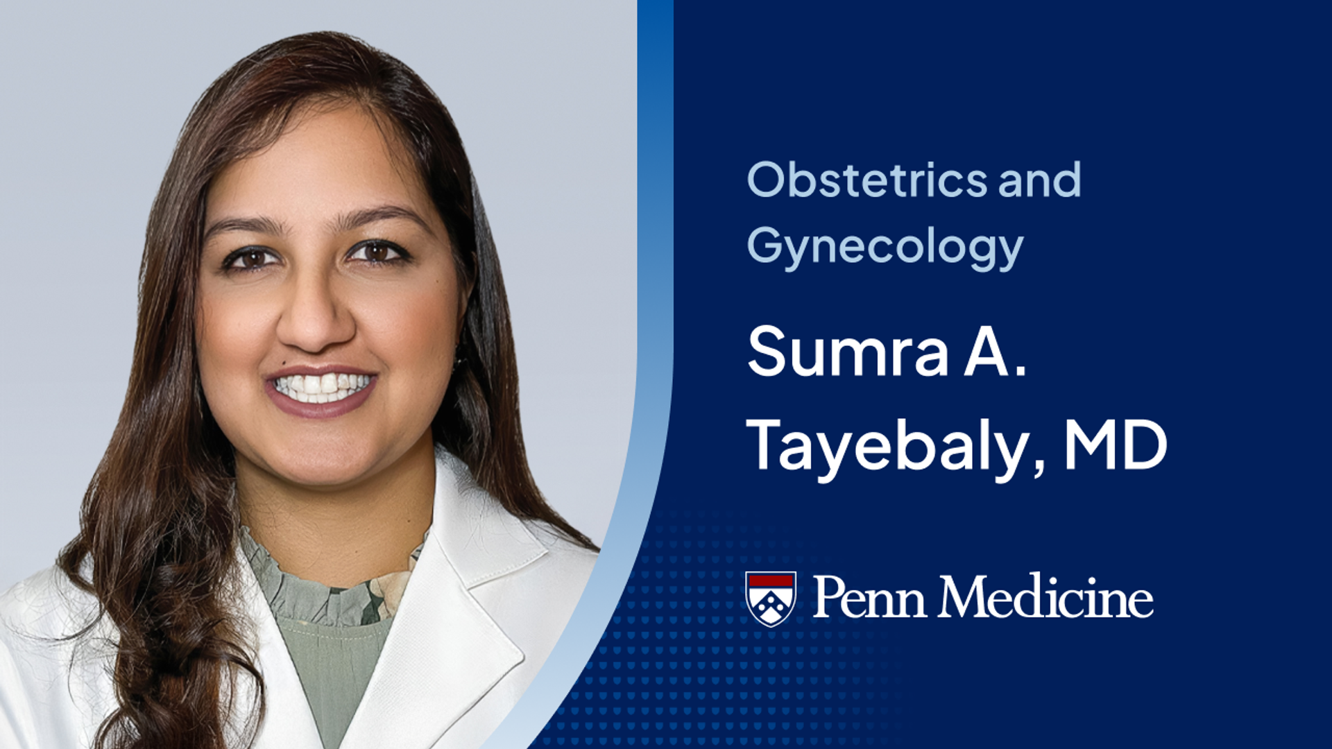 Meet the Doctor Youtube thumbnail of Dr. Sumra Tayebaly