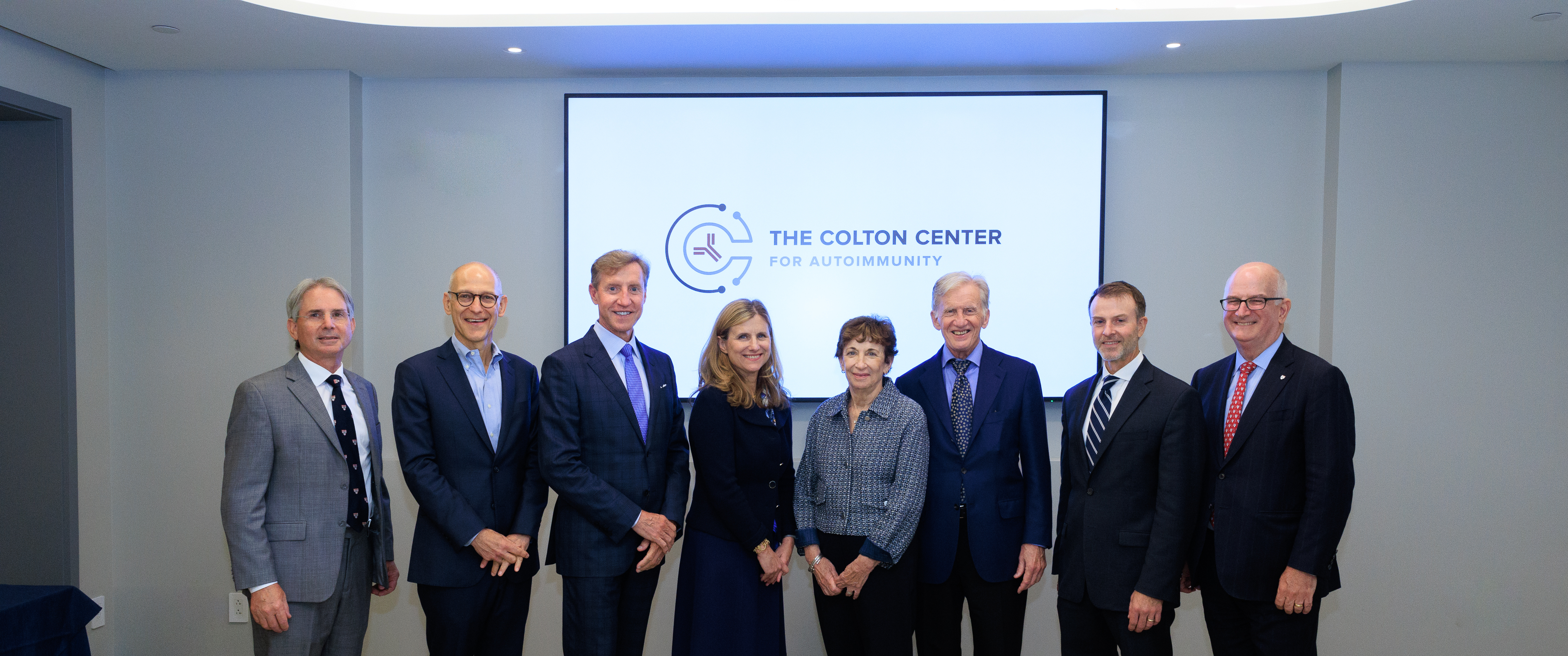 Jonathan Epstein, Ezekiel Emanuel, J. Larry Jameson, Liz Magill, Judy Colton, Stewart Colton, E. John Wherry, and Kevin Mahoney