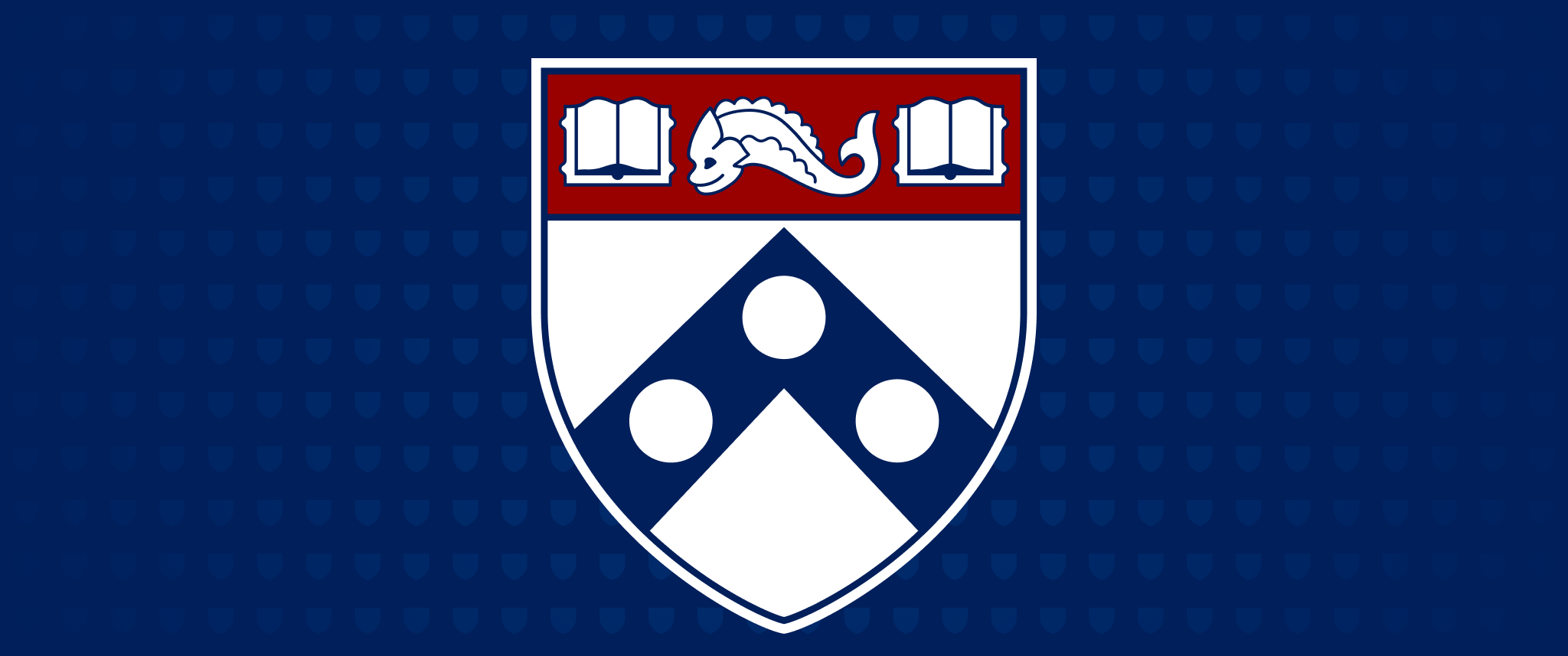 Penn Medicine shield on blue background