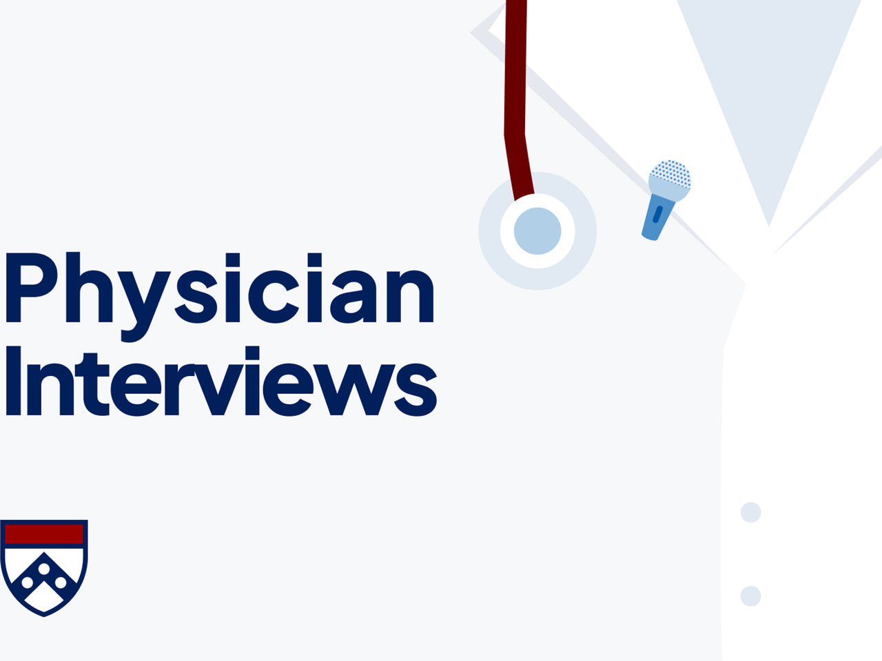 Physician Interviews Podcast title graphic  