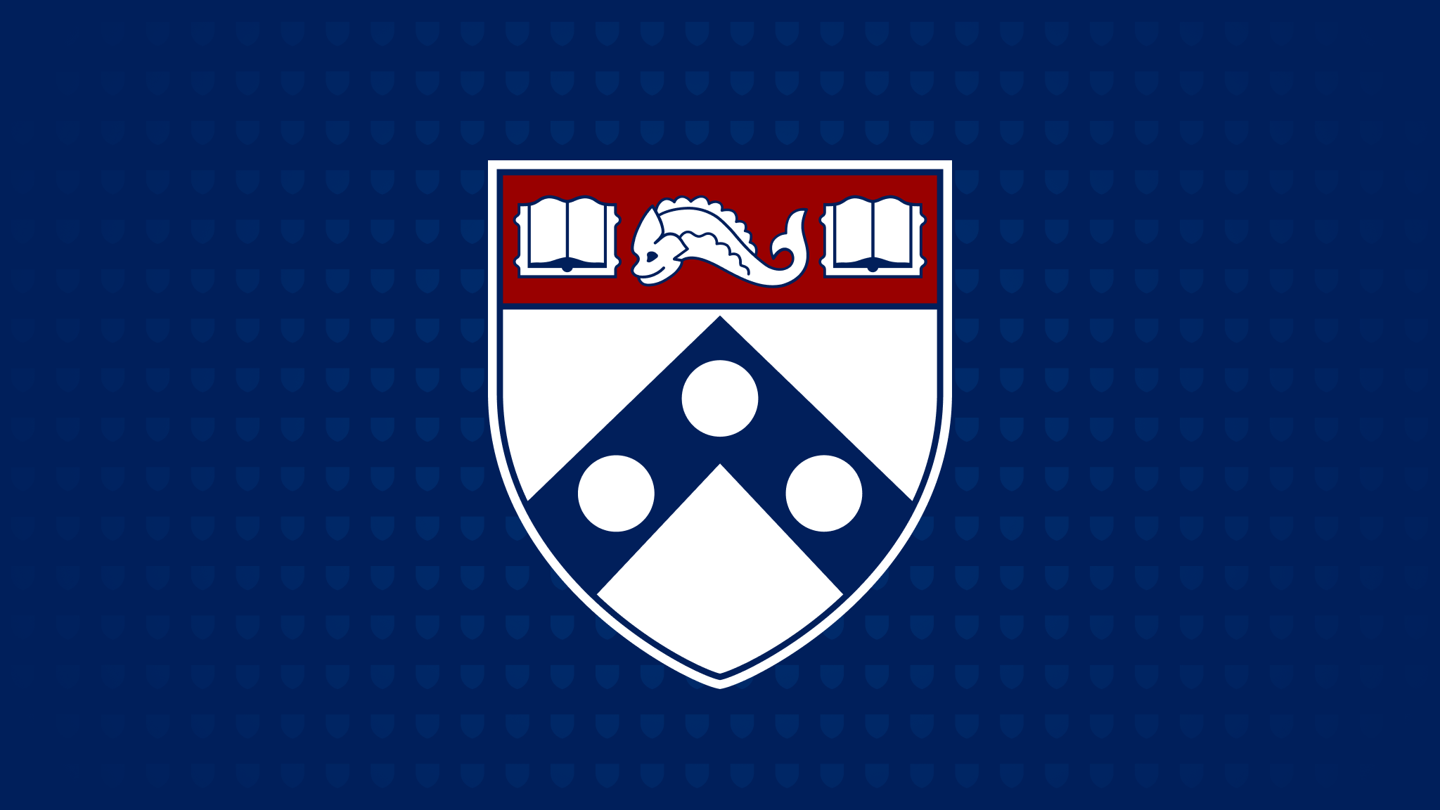 Penn Medicine shield on blue background