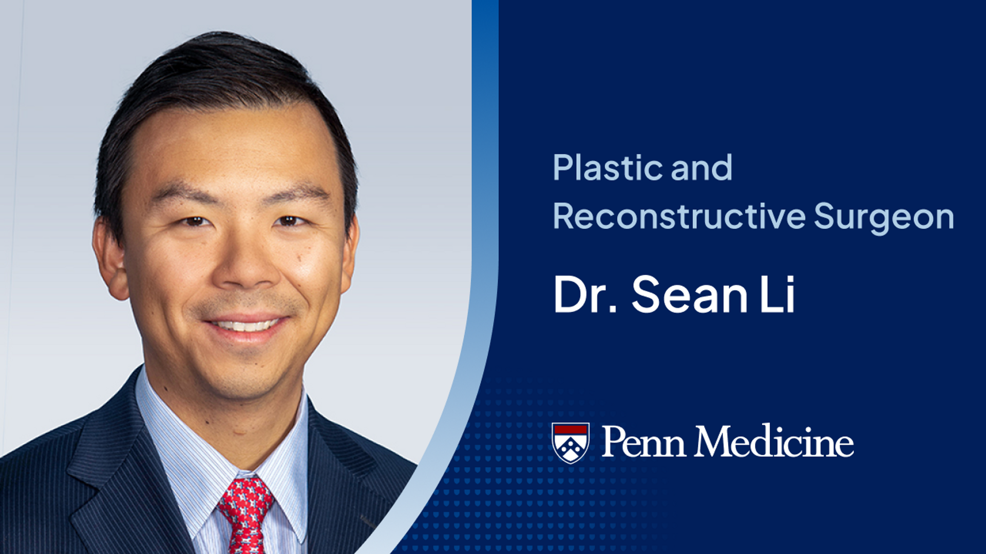 Meet the Doctor Youtube Thumbnail of Dr. Sean Li