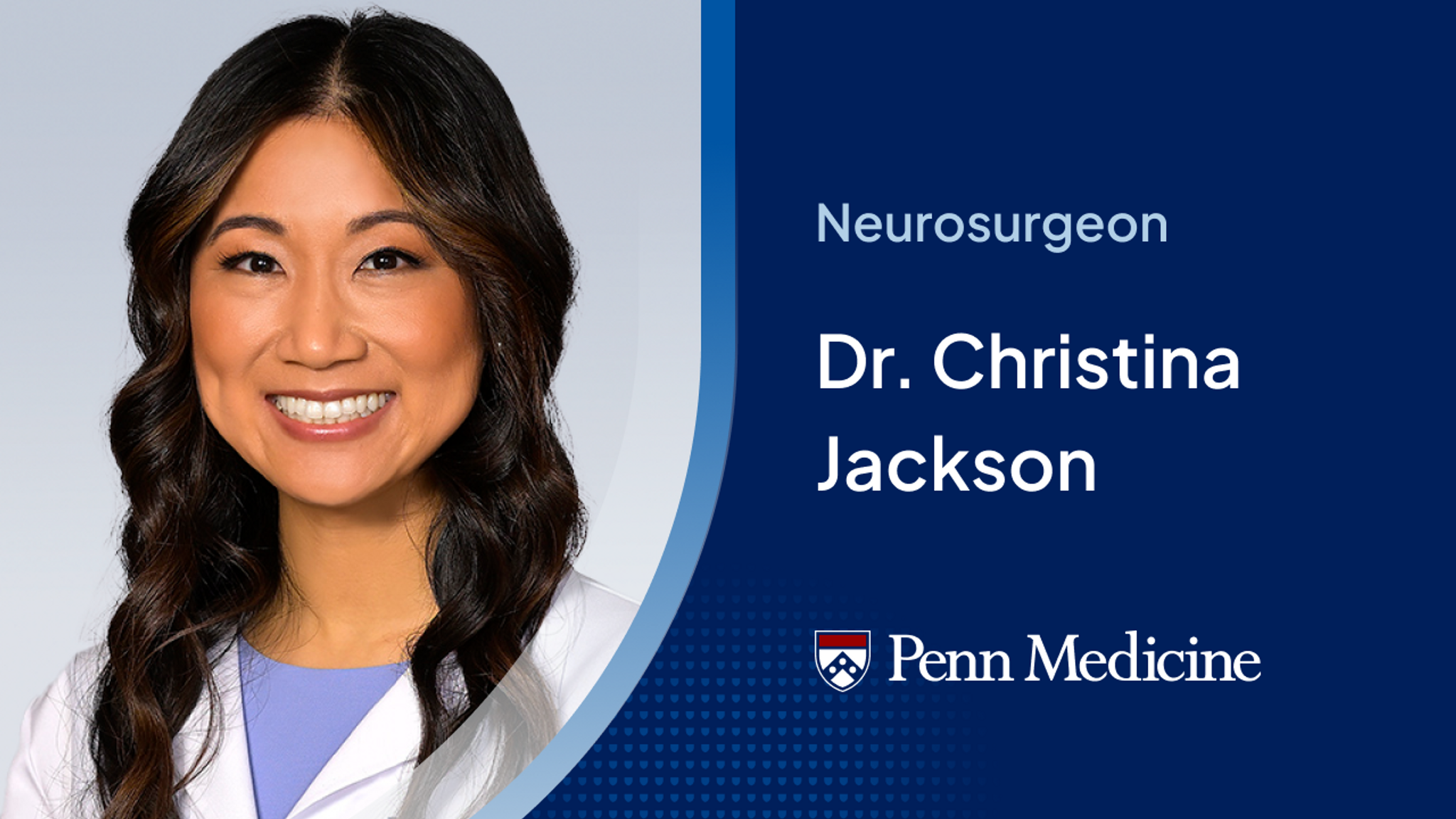 Meet the Doctor Youtube Thumbnail of Dr. Christina Jackson