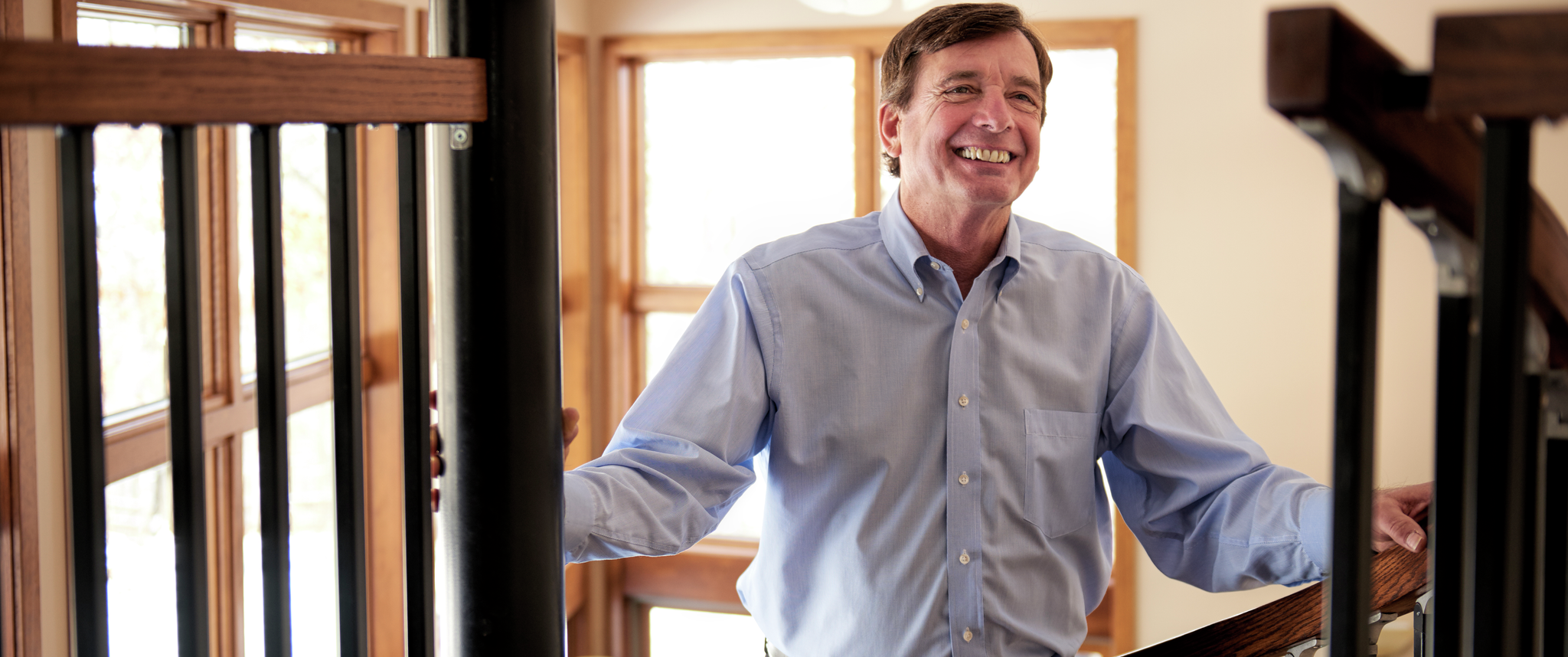 Doug Olson, at his home in 2016.