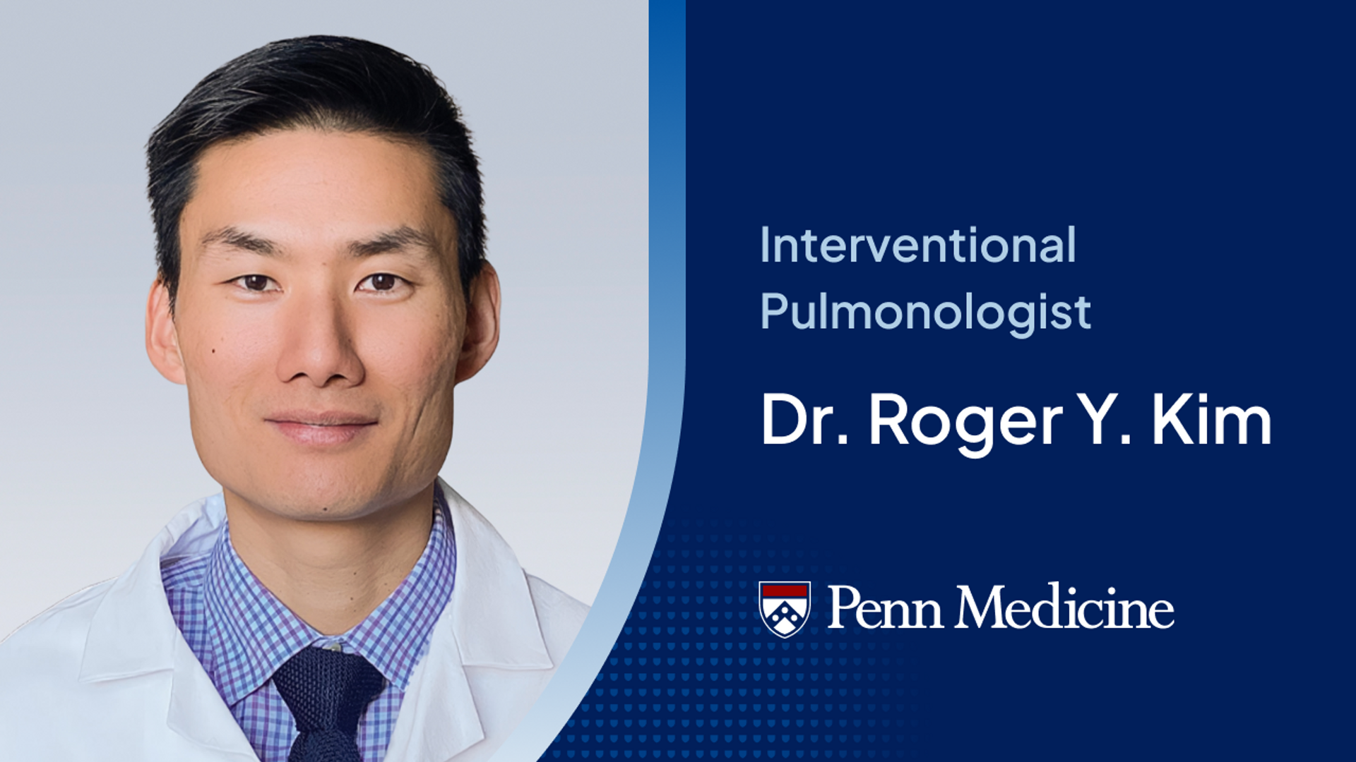 Meet the Doctor Youtube thumbnail of Dr. Roger Kim