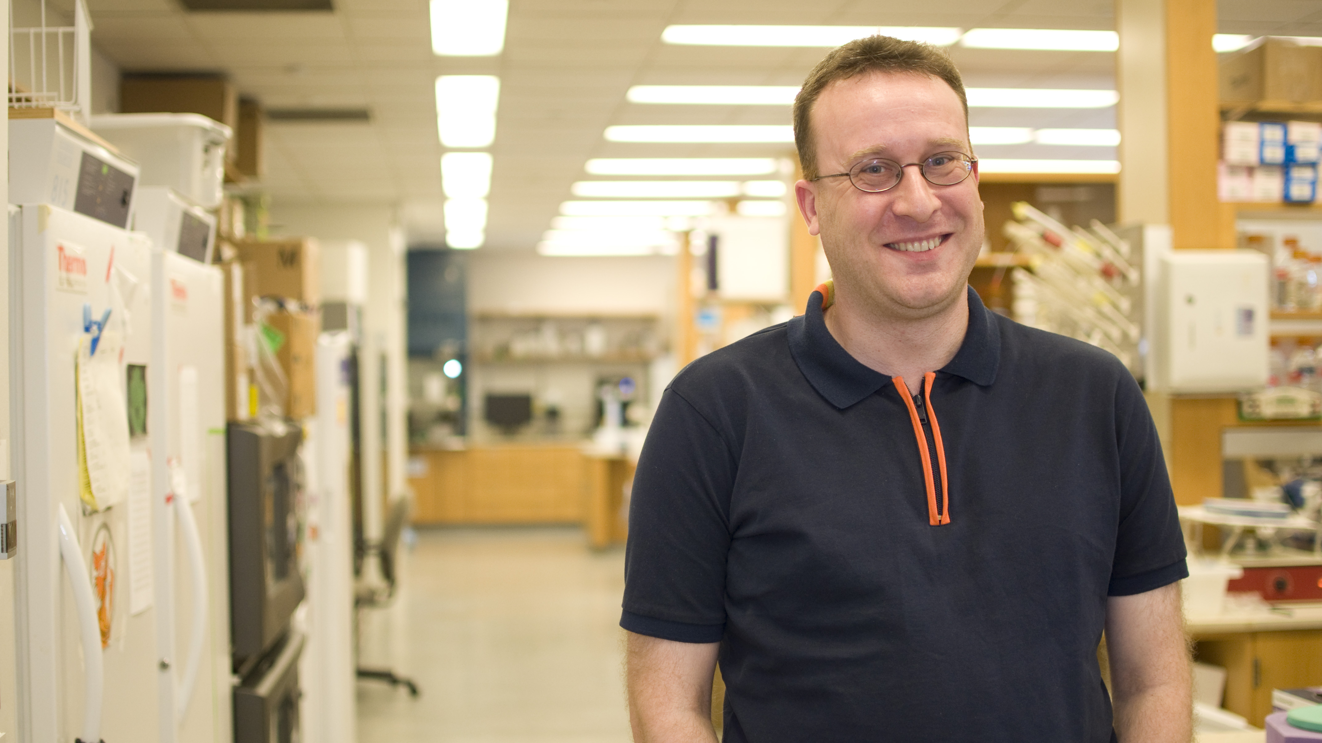 James Shorter in the lab