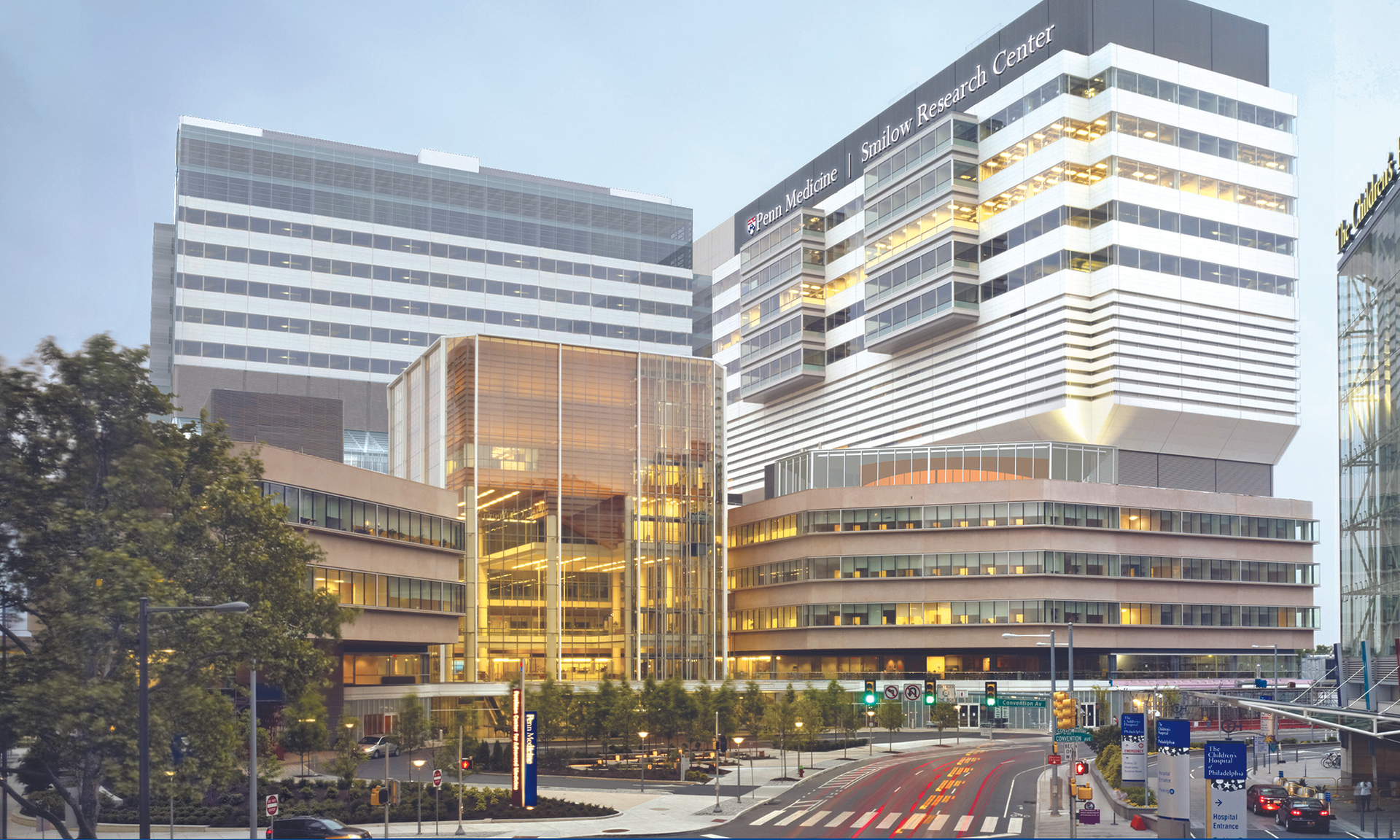 Perelman Center for Advanced Medicine South Pavilion exterior