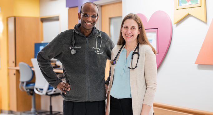 Kiran Musunuru and Rebecca Ahrens-Nicklas