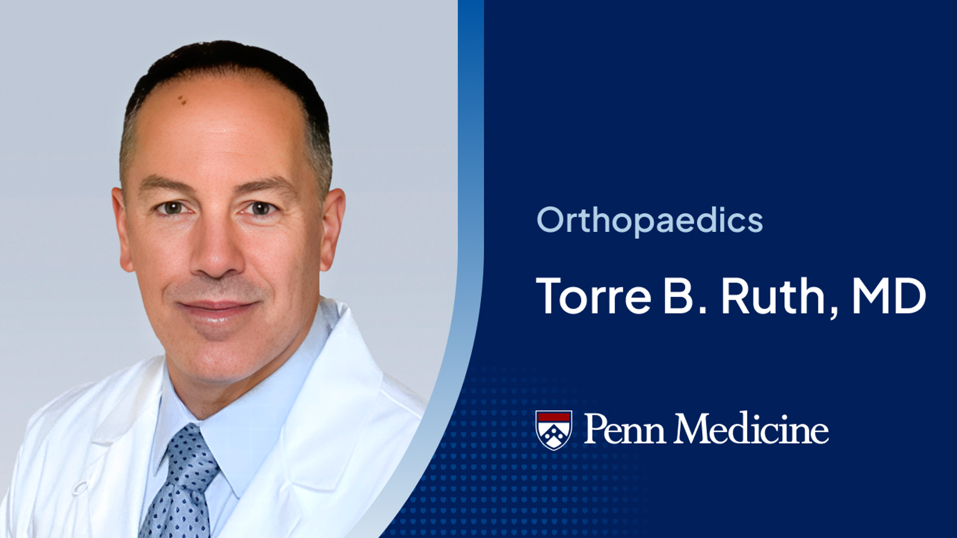 Meet the Doctor Youtube thumbnail of Dr. Torre Ruth