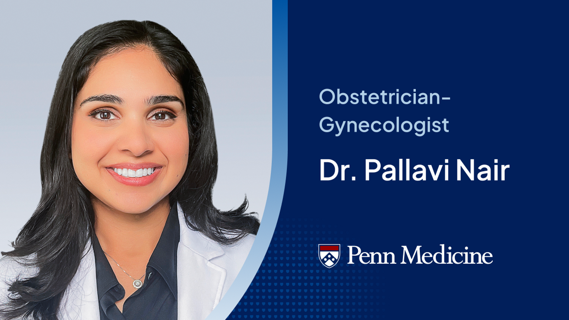 Meet the Doctor Youtube thumbnail of Dr. Pallavi Nair