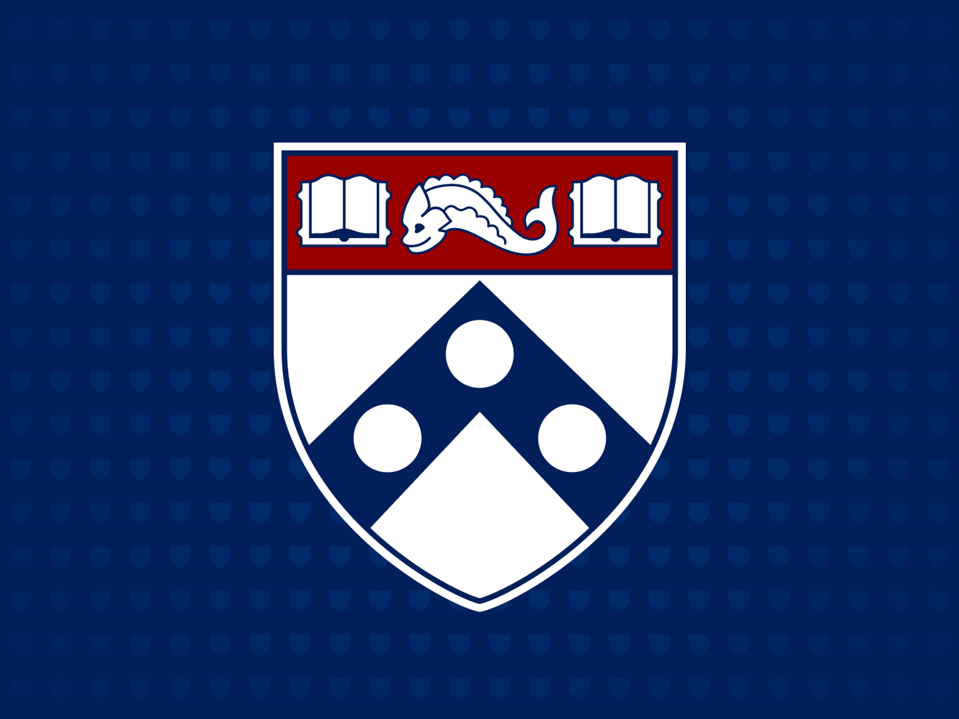 Penn Medicine shield on blue background