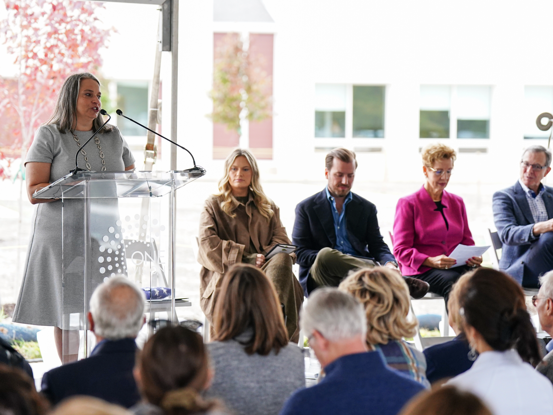 Director introducing the Children's Village philosophy and services