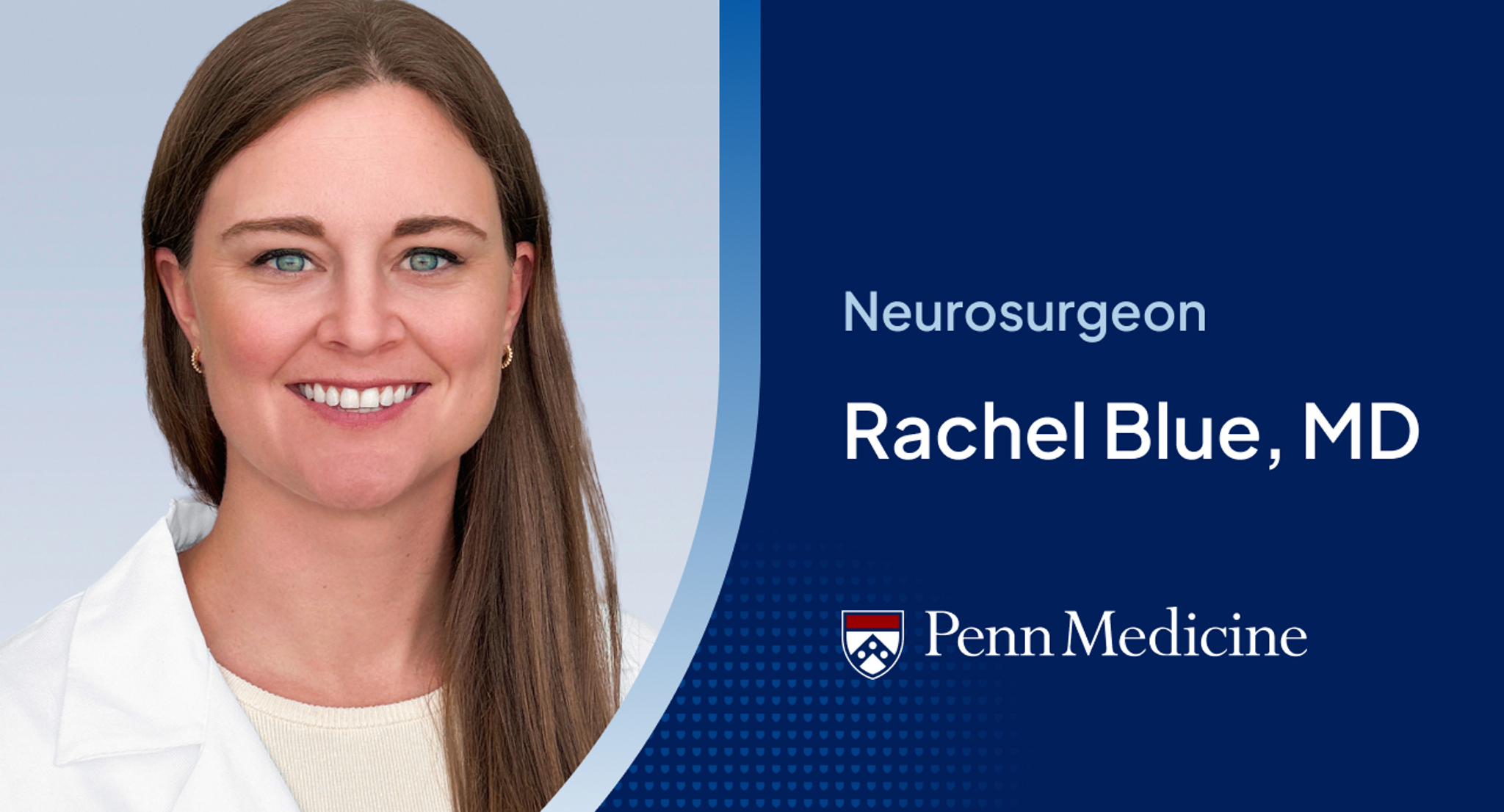 Meet the Doctor Youtube thumbnail of Dr. Rachel Blue