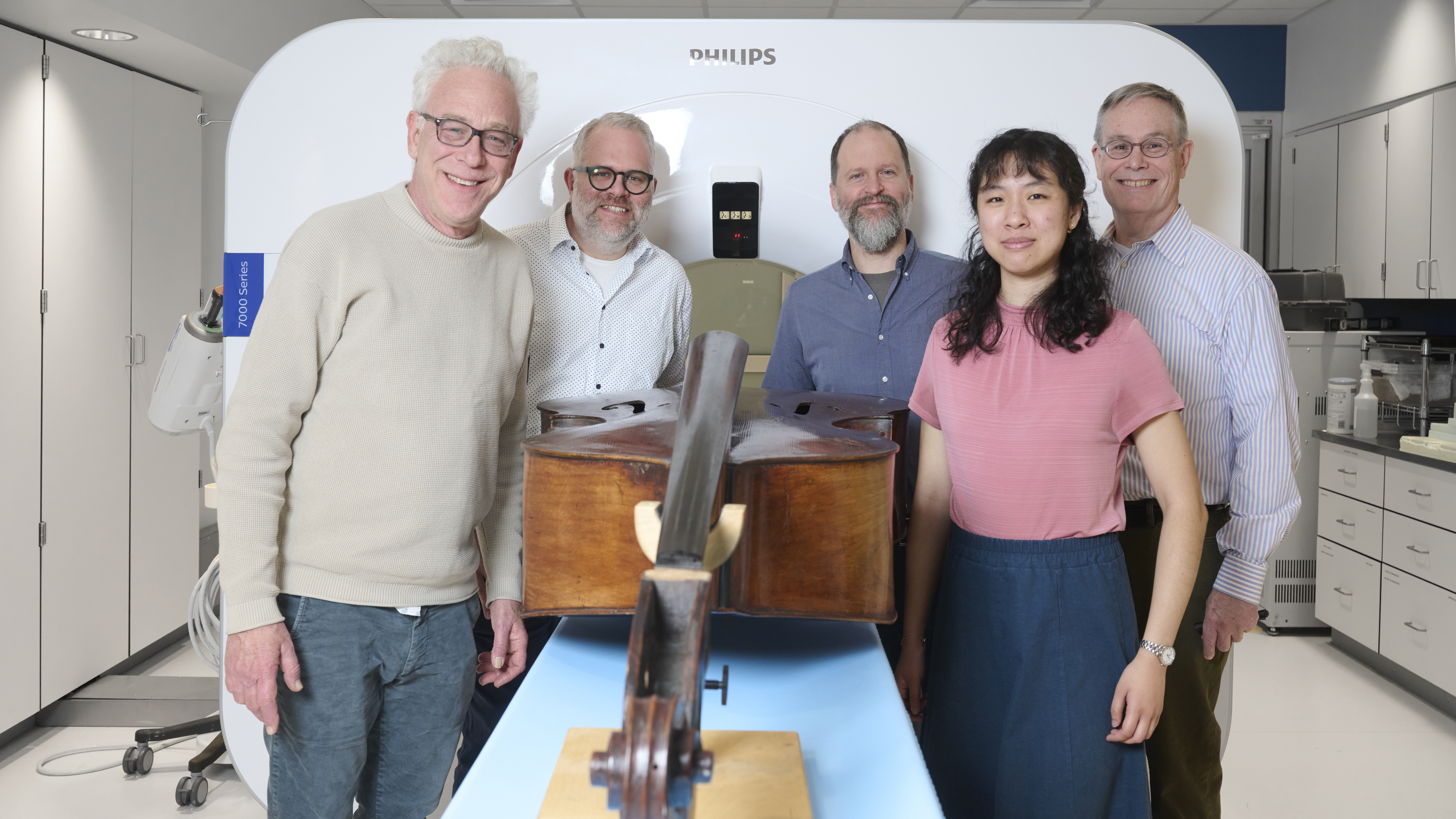 Group photo of Duane Rosengard, Peter Noël,  Zachary S. Martin, Leening Liu, and Mark Kindig