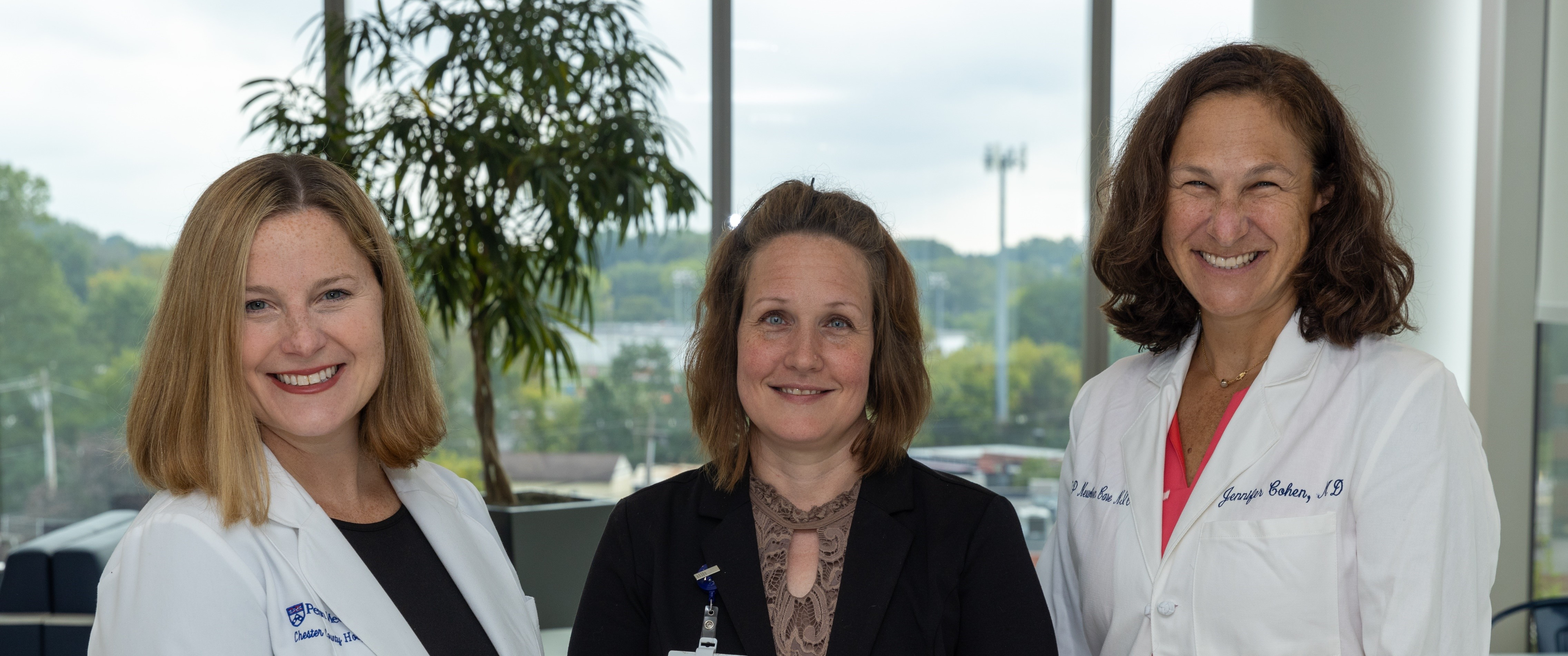 Group shot of Katherine Costantini, Melissa Welsh, Jennifer Cohen, MD