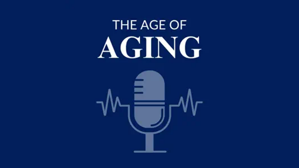 The age of aging podcast logo