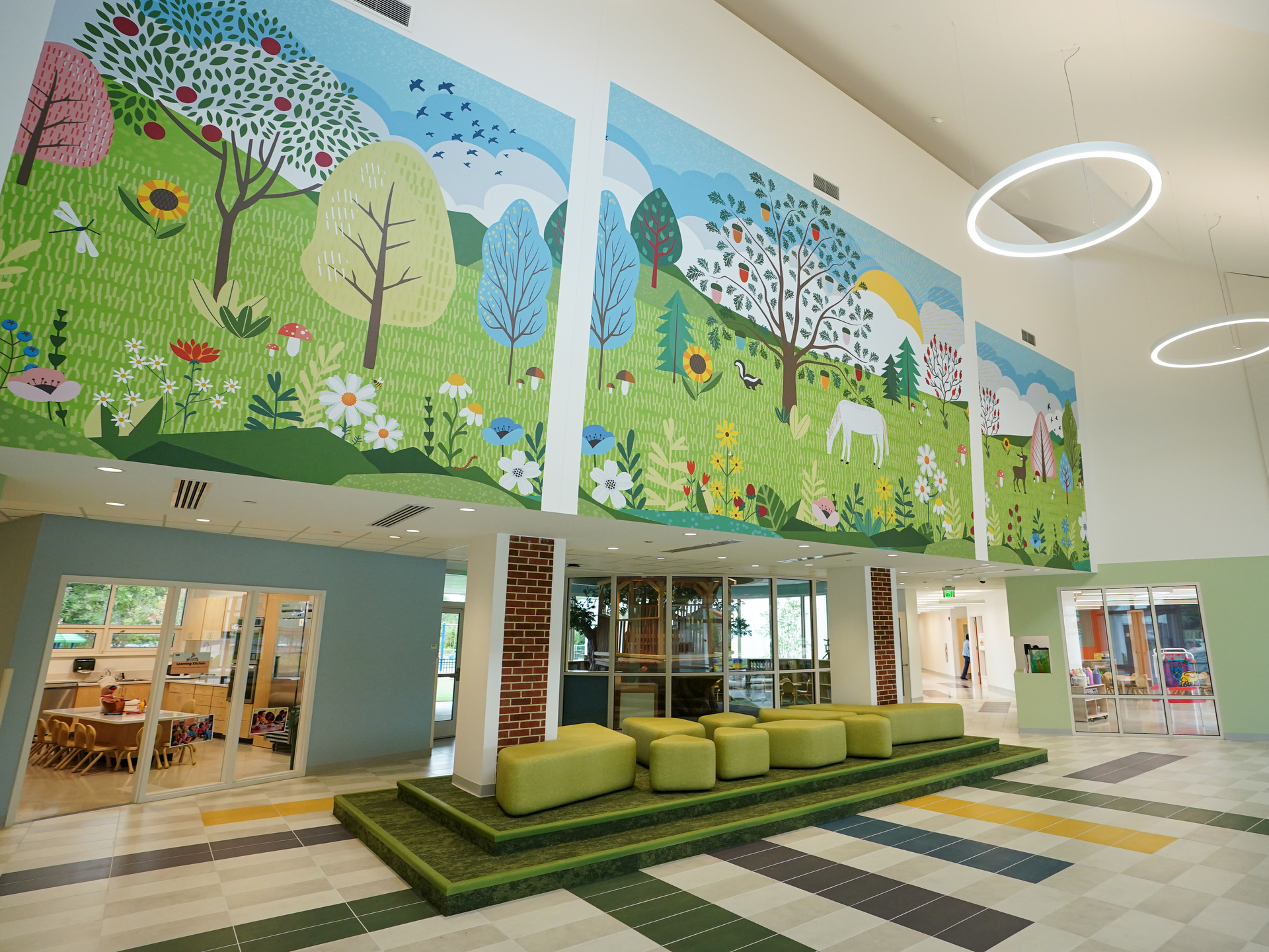 Hall at the entrance of Children's Village