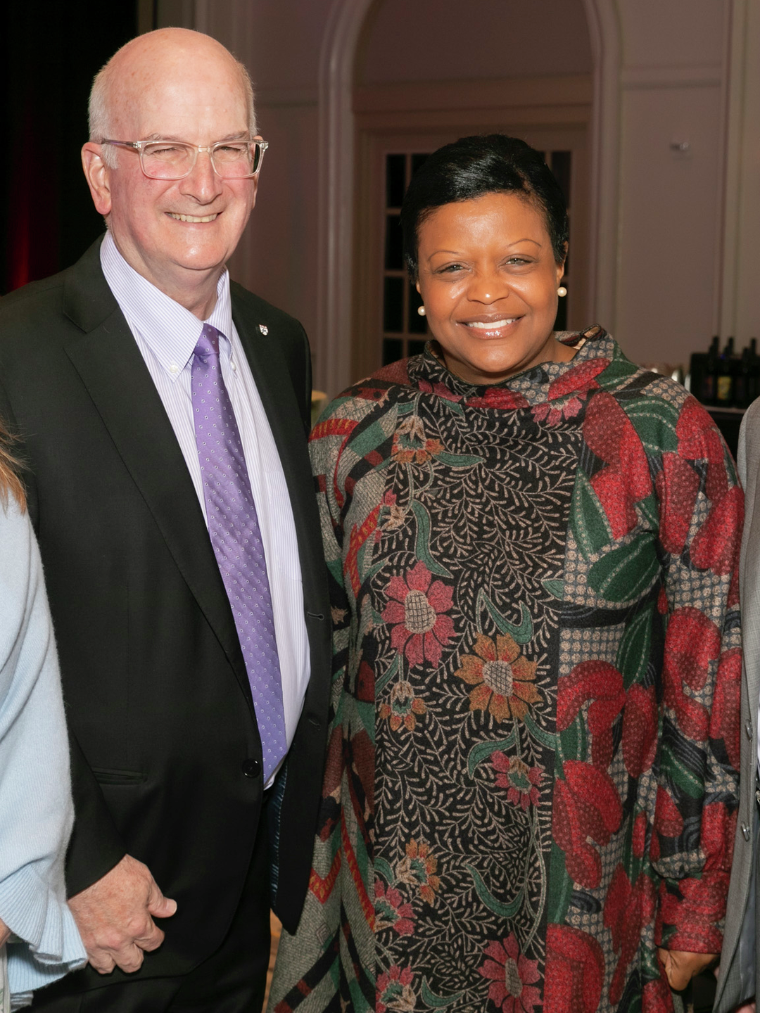UPHS CEO Kevin Mahoney with Marketa Wills